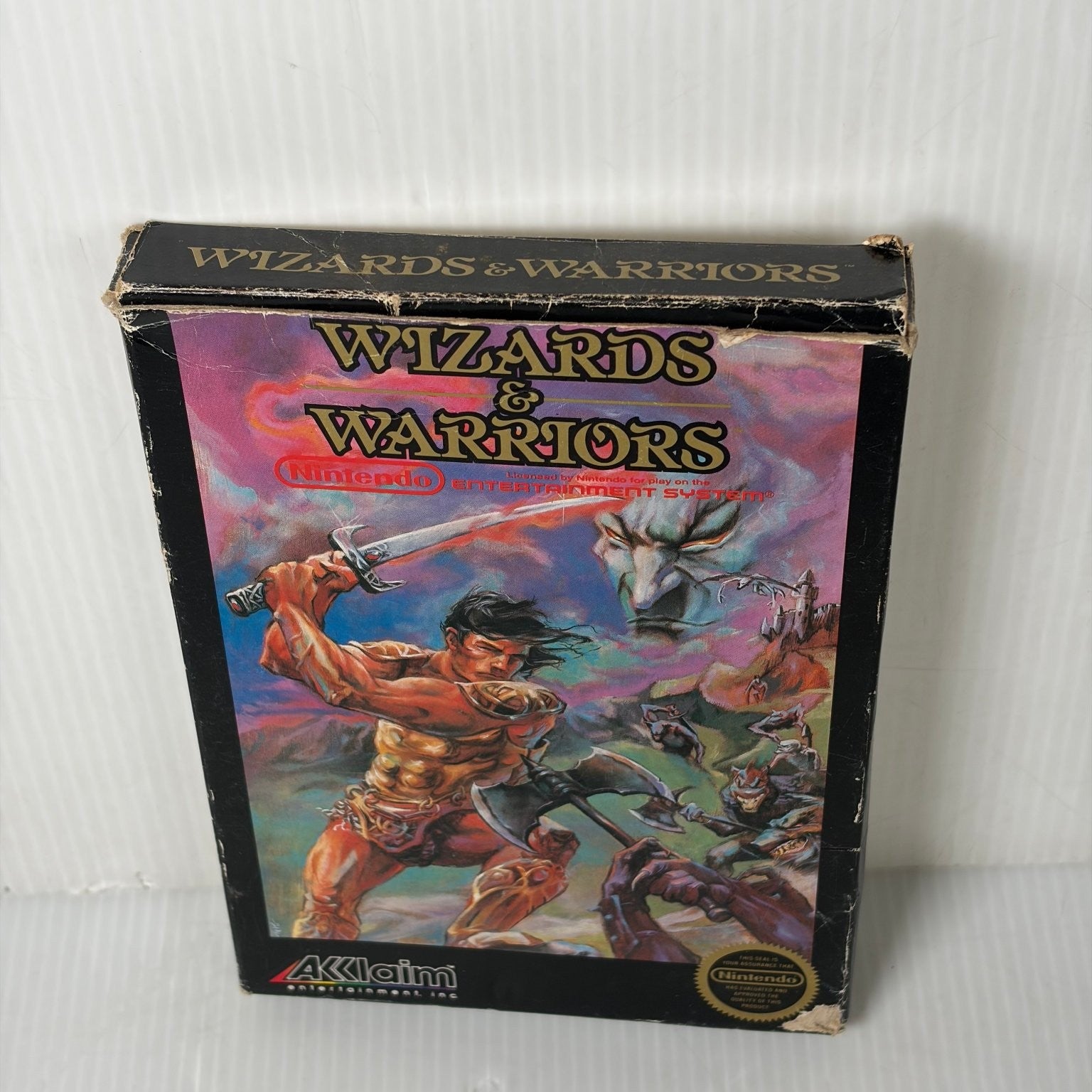 Wizards & Warriors NES Nintendo Entertainment System Video Game Complete CIB