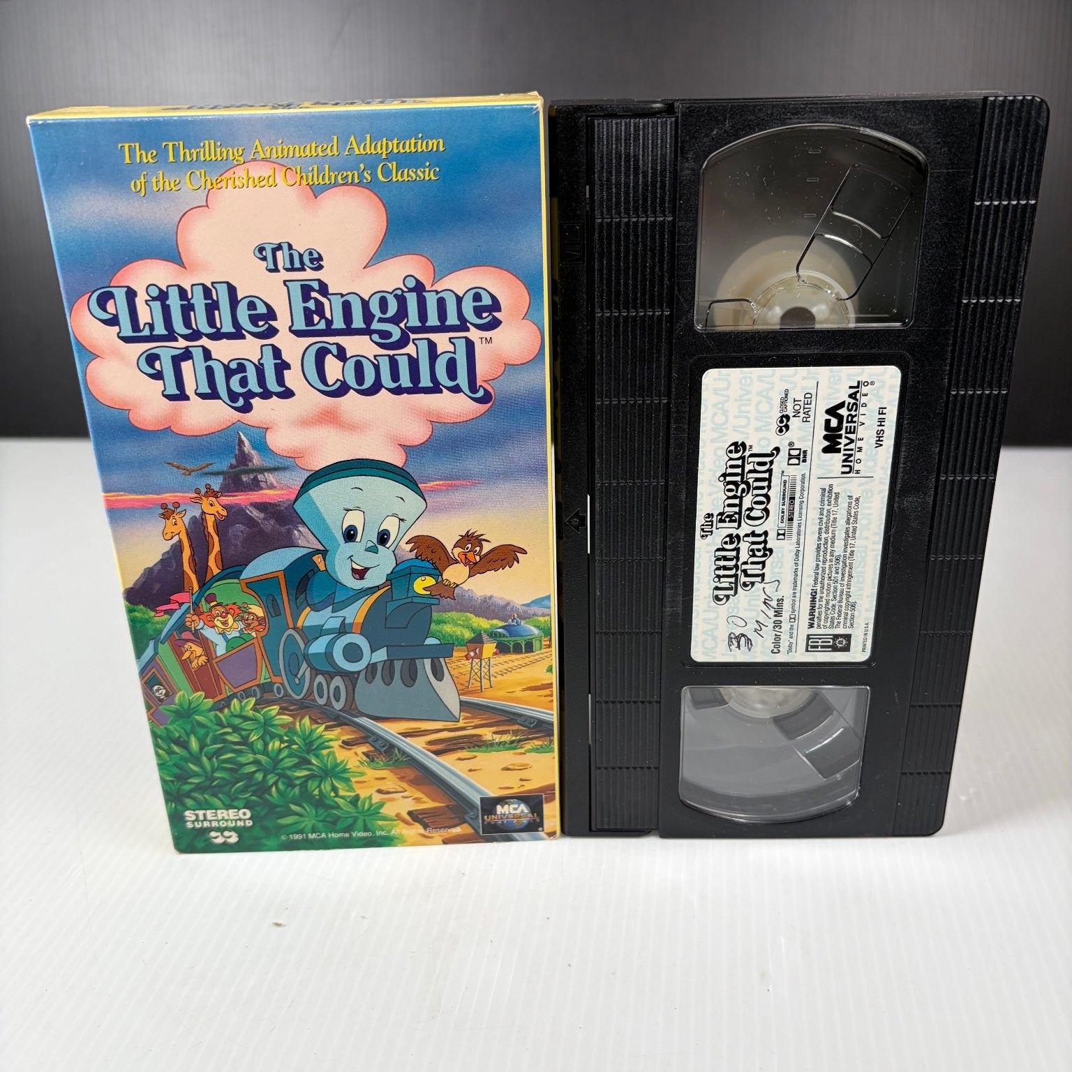 The Little Engine That Could VHS 1991 Animated Children's Classic MCA Universal