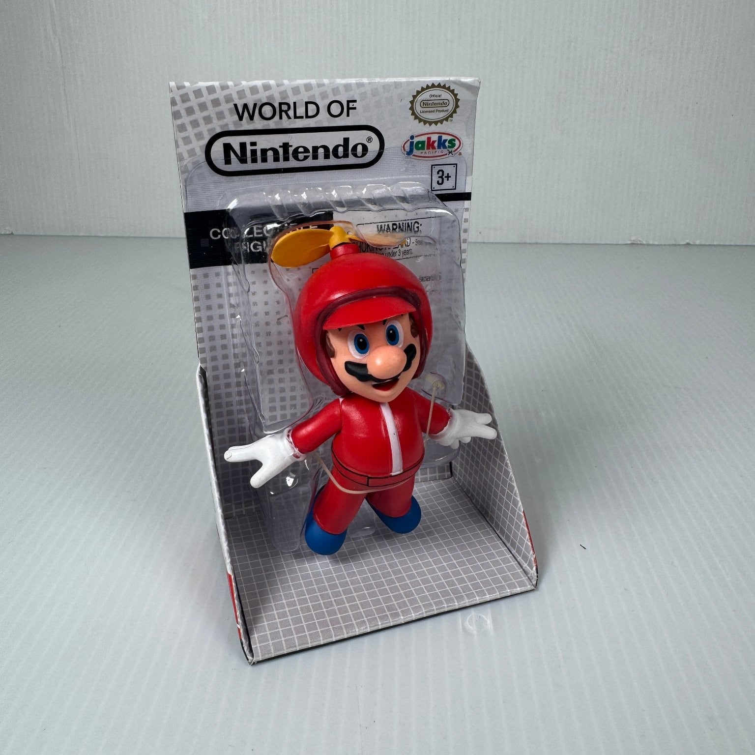 World of Nintendo Propeller Mario Super Mario 3.5" Collectible Figure