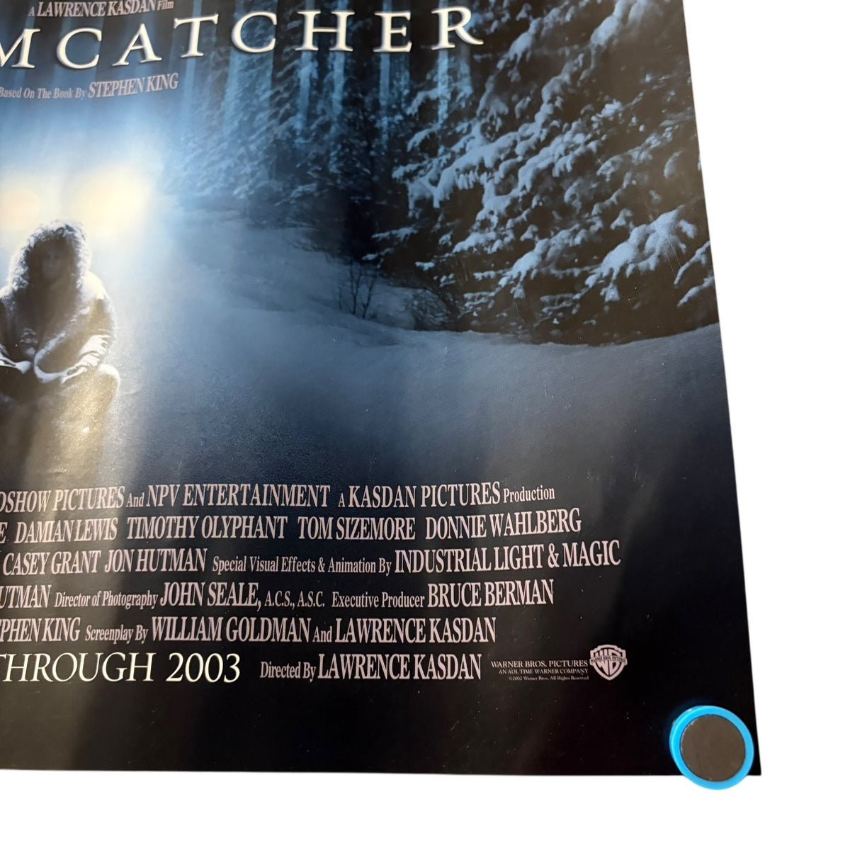 Vintage Dreamcatcher 2003 Promotional Movie Poster Stephen King Kasdan 25"x17"