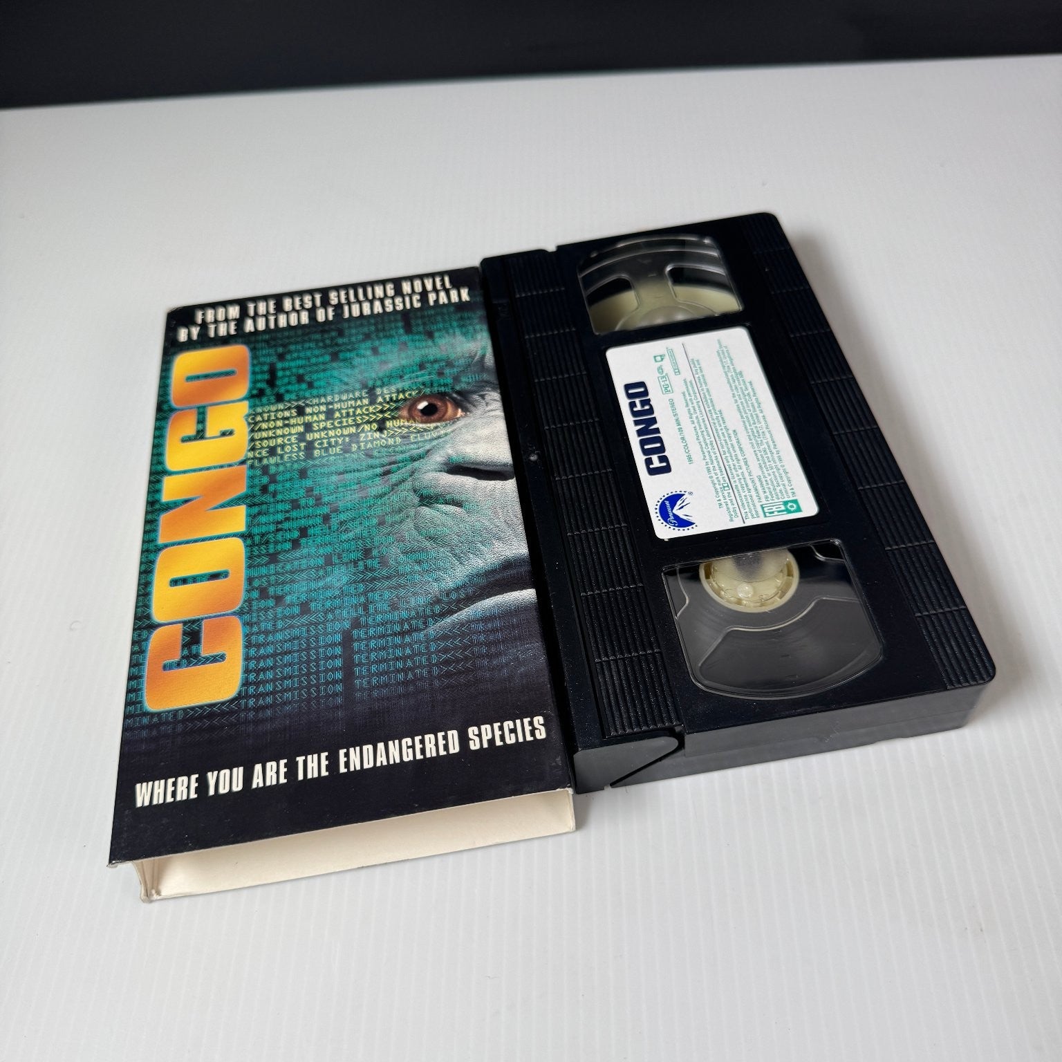 Congo VHS 1995 Adventure Sci-Fi Original Release Paramount Pictures