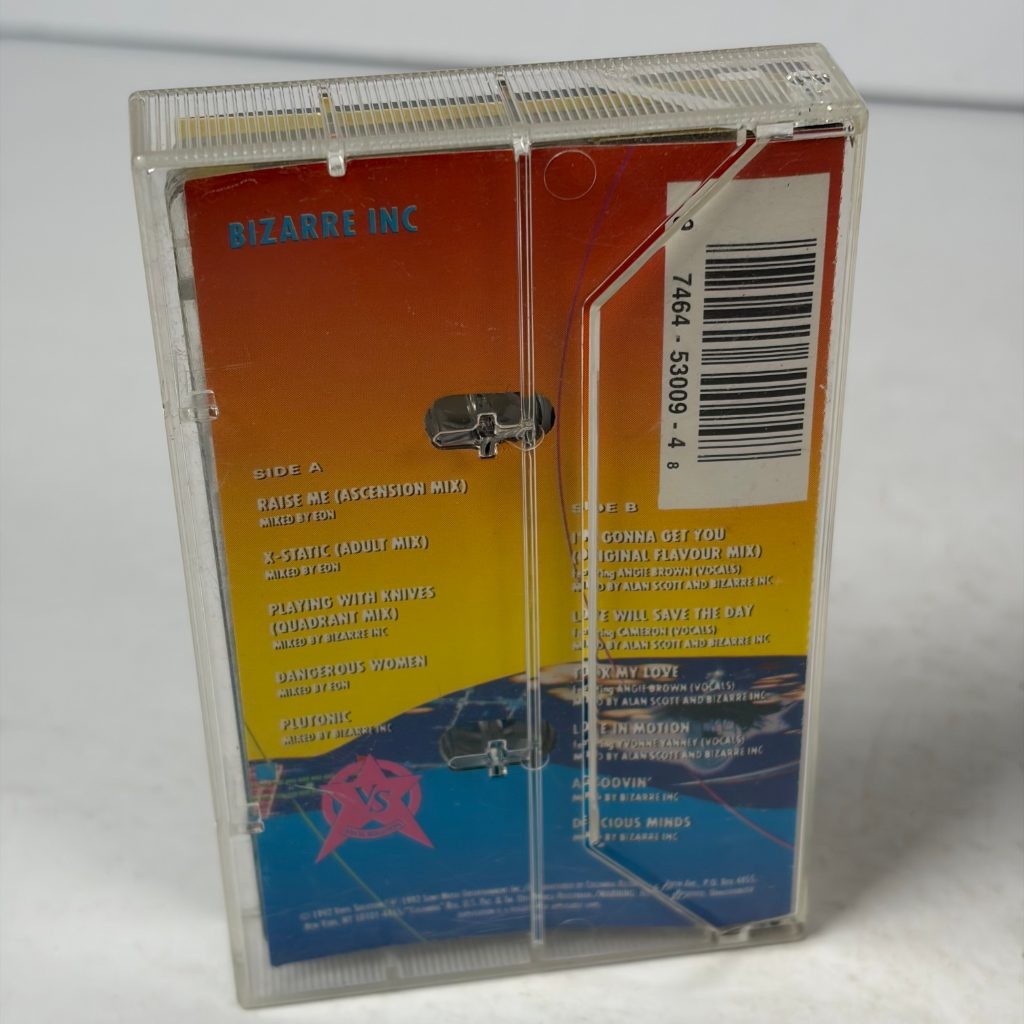 Bizarre Inc Energique Cassette Tape 1992 Columbia CT 53009 Rave Dance