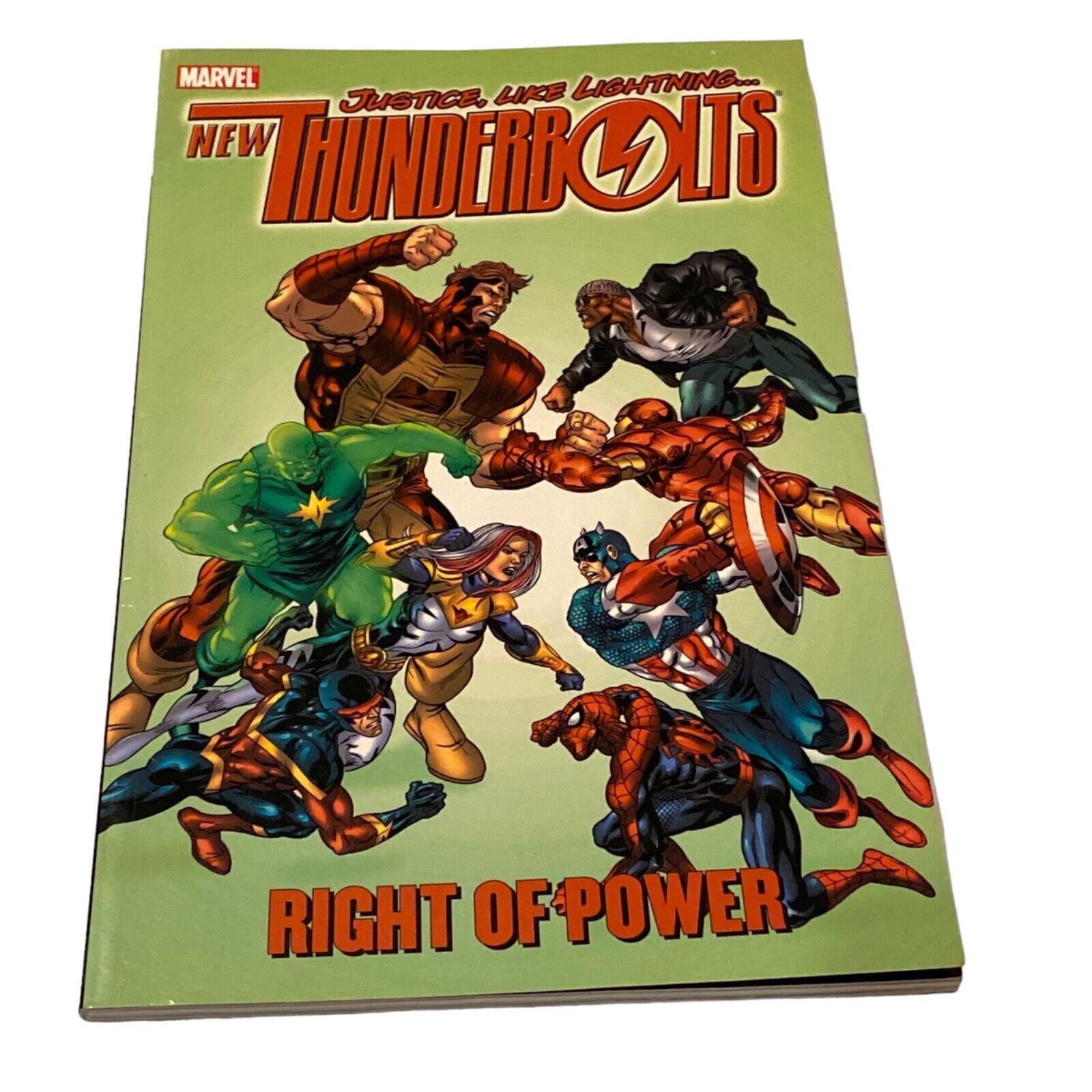 New Thunderbolts vol. 3 Right of Power  (TPB Softcover) 2006, OOP First Printing