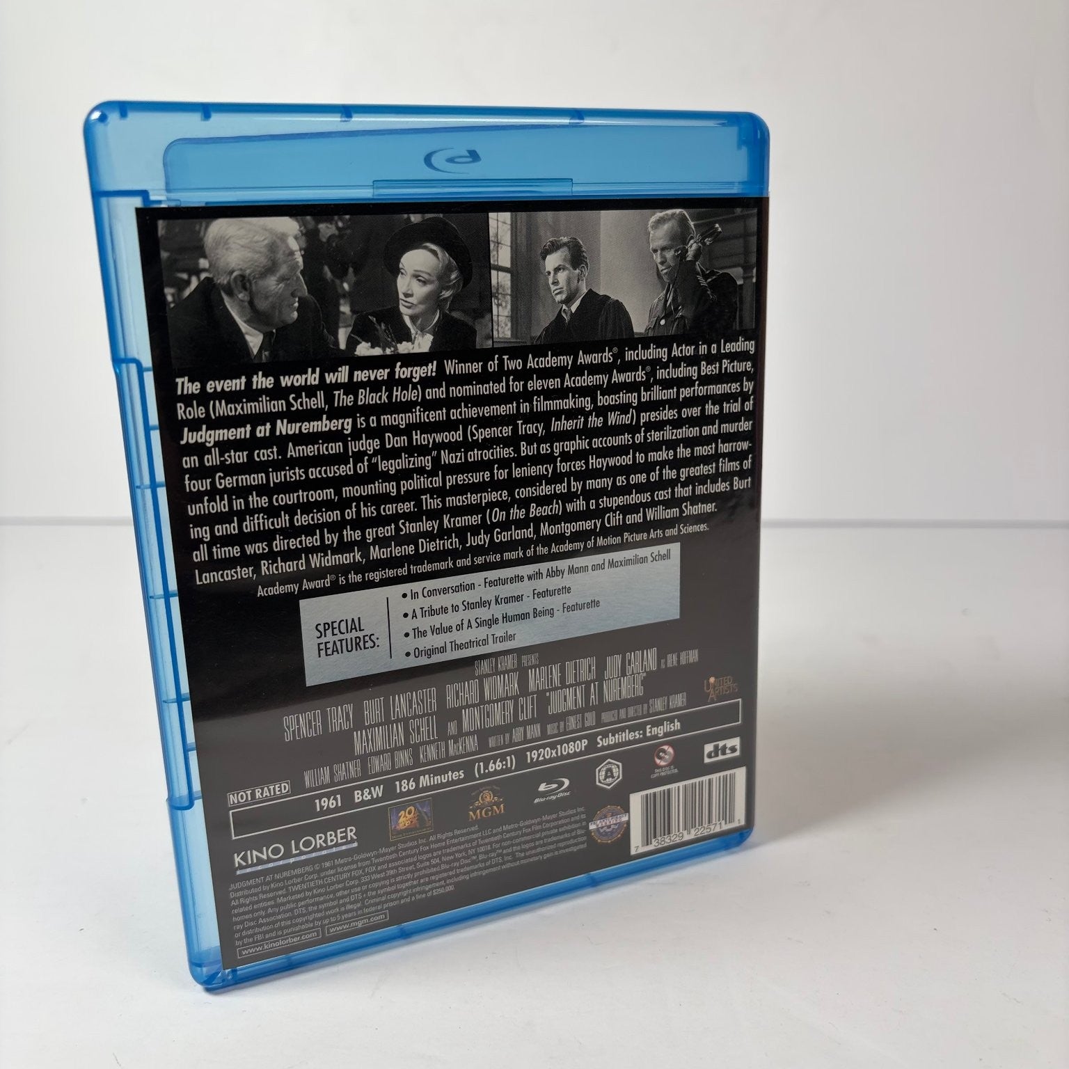 Judgment at Nuremberg Blu-ray 1961 Spencer Tracy Stanley Kramer