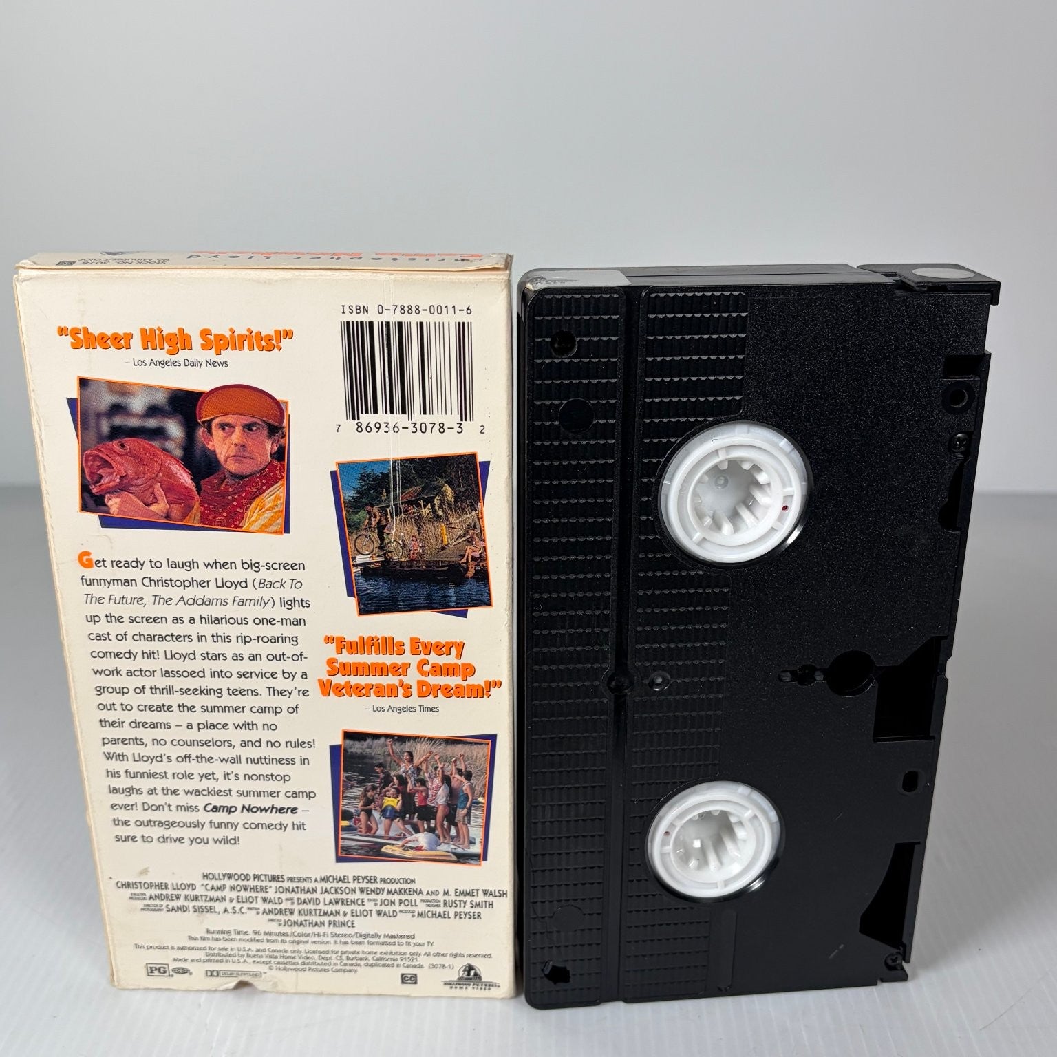 Camp Nowhere VHS 1995 Comedy Christopher Lloyd Hollywood Pictures Home Video