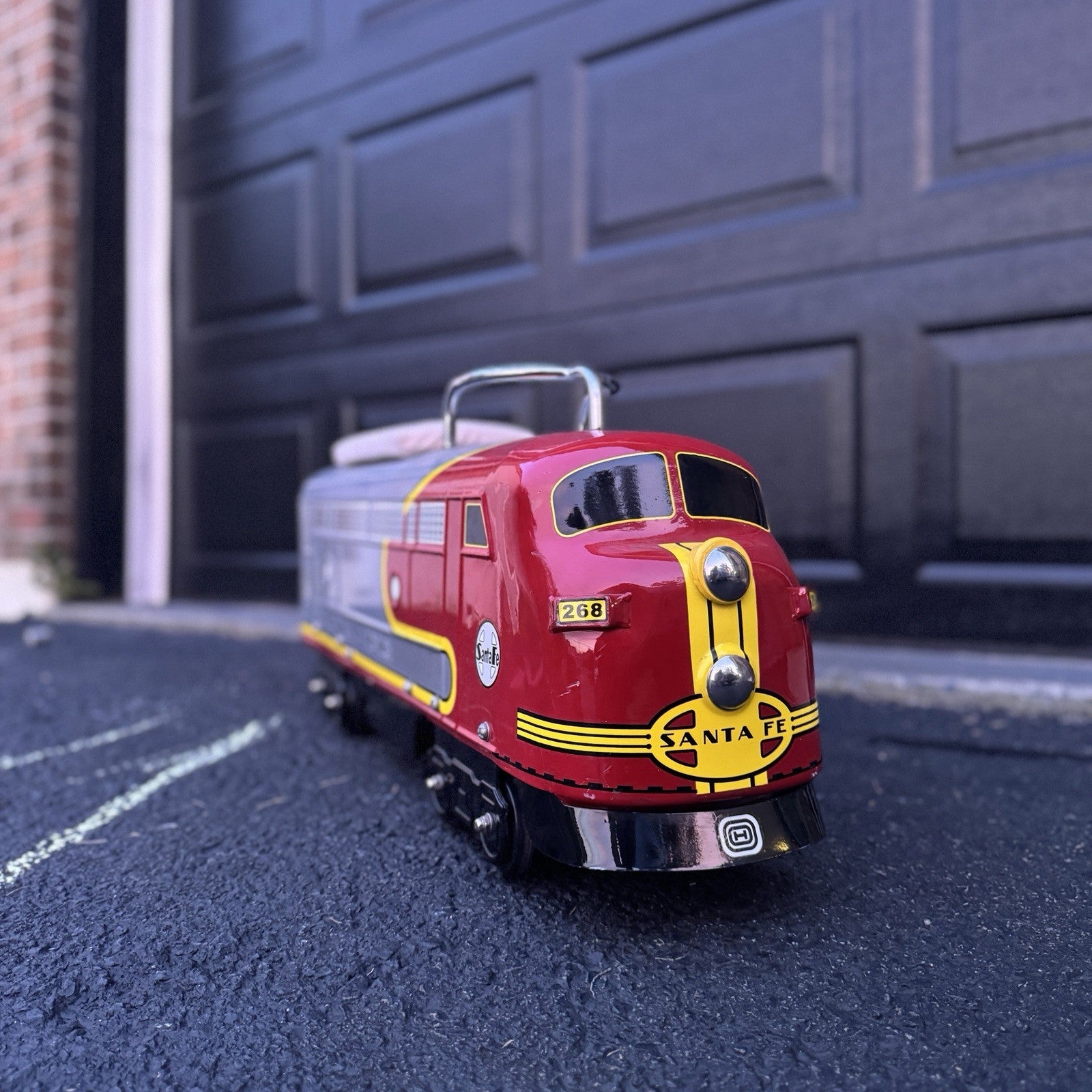 Santa Fe Toddler Ride On Train By Morgan Cycle w/ Seat Cushion Discontinued