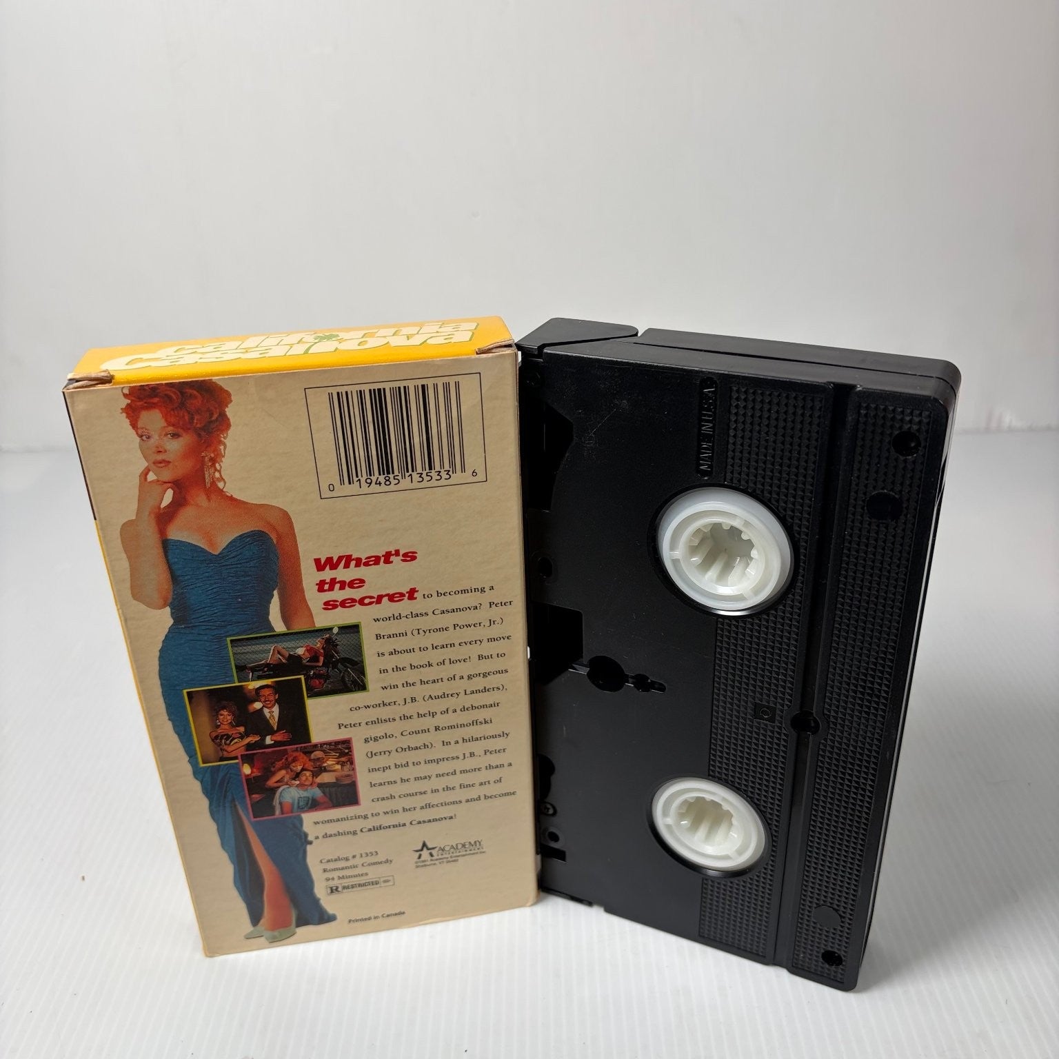 California Casanova VHS 1991 Romantic Comedy Academy Entertainment R