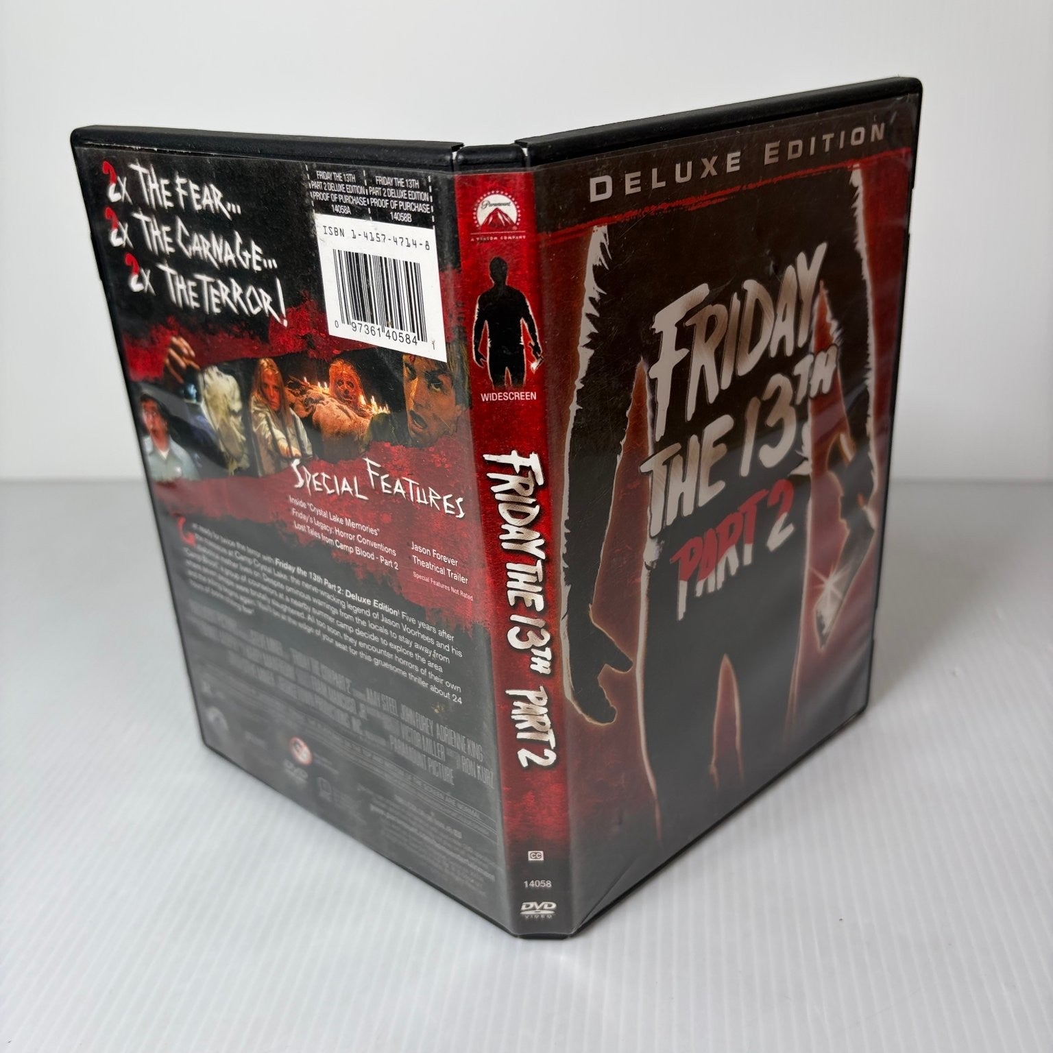 Friday the 13th Part 2 DVD 2004 Deluxe Edition Horror Film Steve Miner
