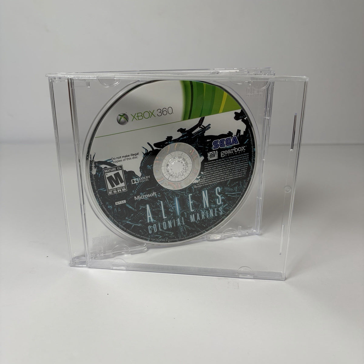 Aliens: Colonial Marines (Microsoft Xbox 360, 2013) Game Disc Only