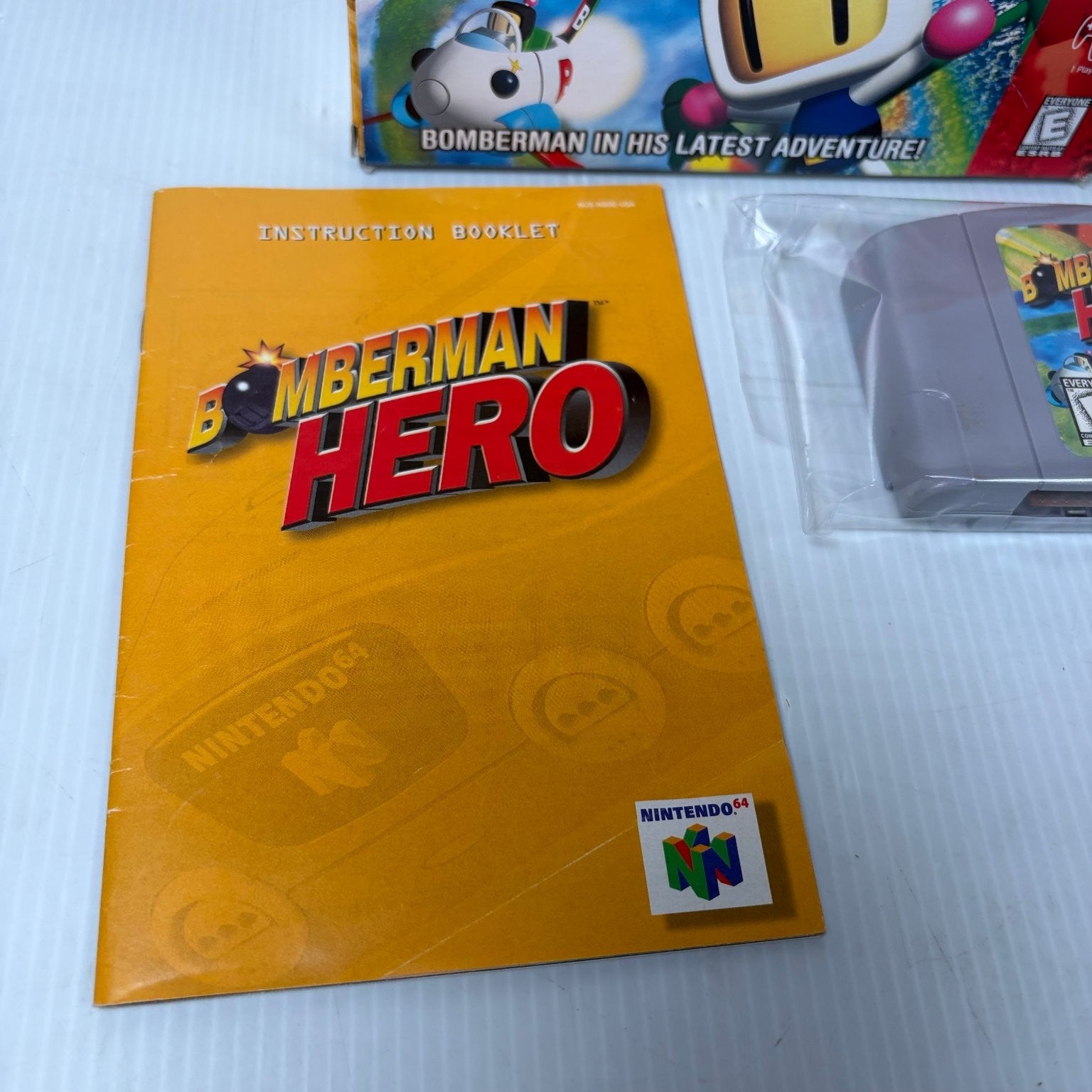 Bomberman Hero Nintendo 64 Video Game Action Adventure Complete in Box CIB