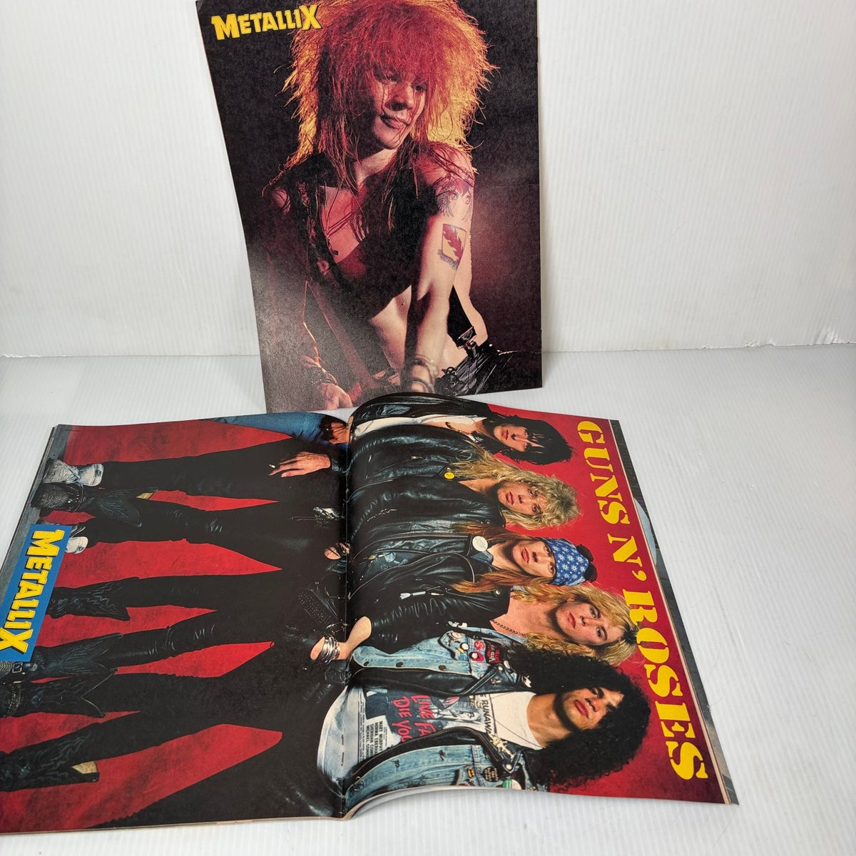 Metallix Heavy Metal Magazine October 1989 Ozzy W.A.S.P w/ Calendar & Poster