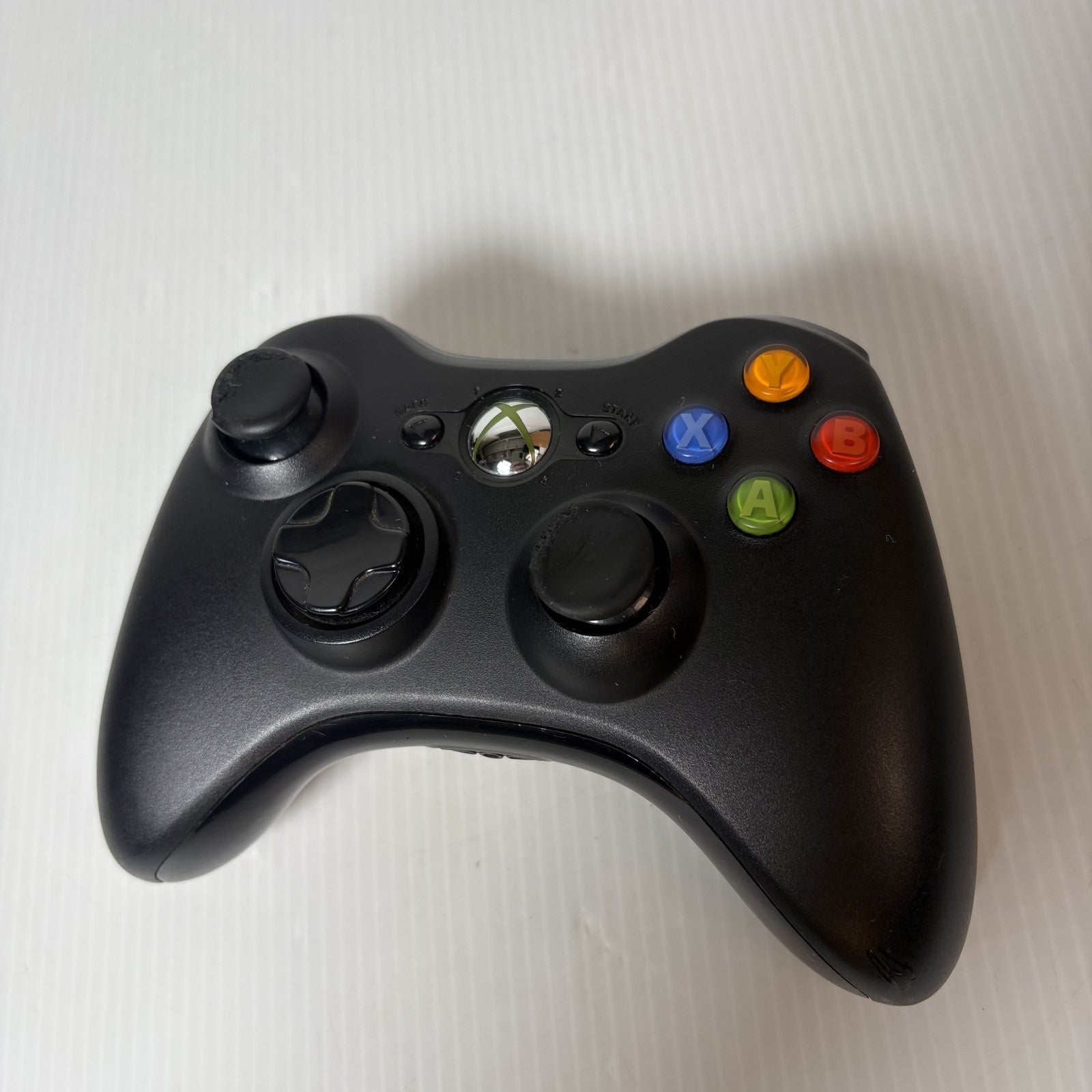 Official Microsoft Xbox 360 Wireless Controller Black Original OEM - C Grade