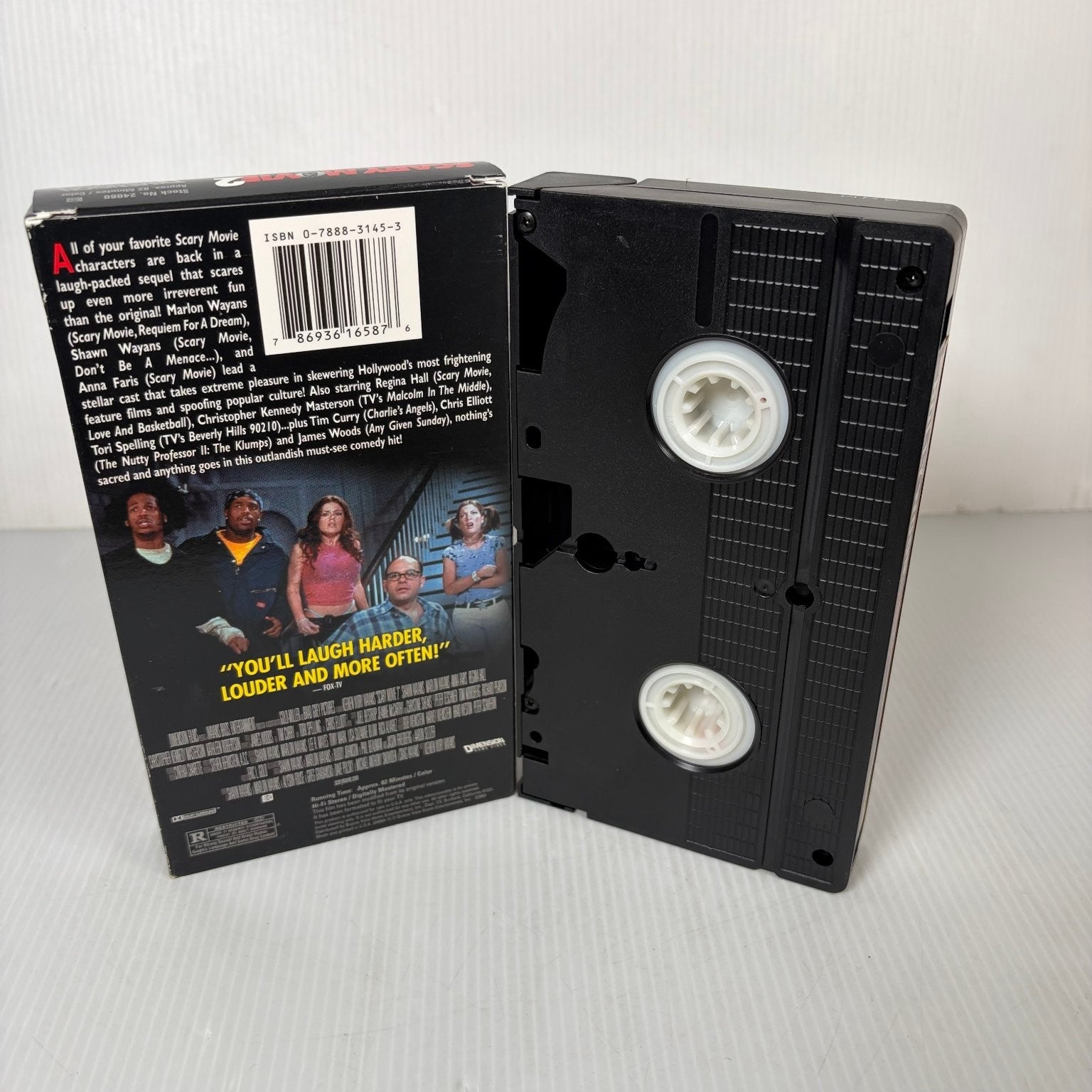 Scary Movie 2 VHS 2001 Horror Comedy Parody Dimension Home Video R Rated