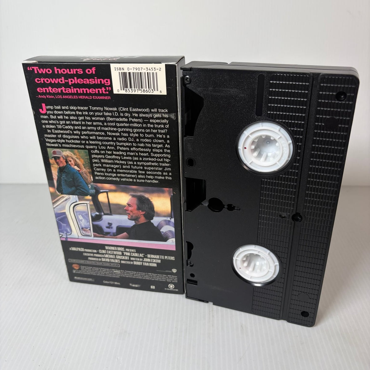 Pink Cadillac VHS 1989 Action Comedy Clint Eastwood Warner Bros.
