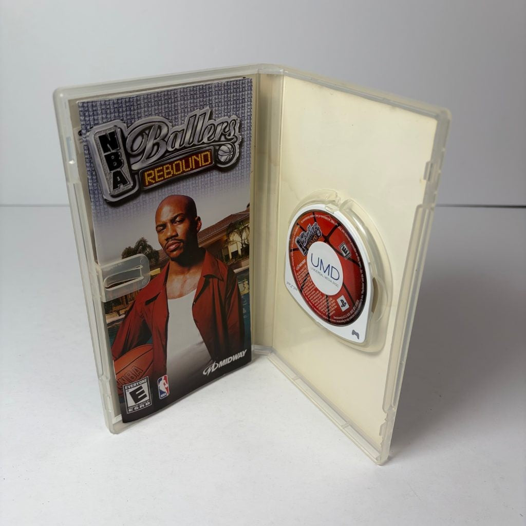 NBA Ballers Rebound Sony PSP 2006 Midway Basketball Game Complete CIB