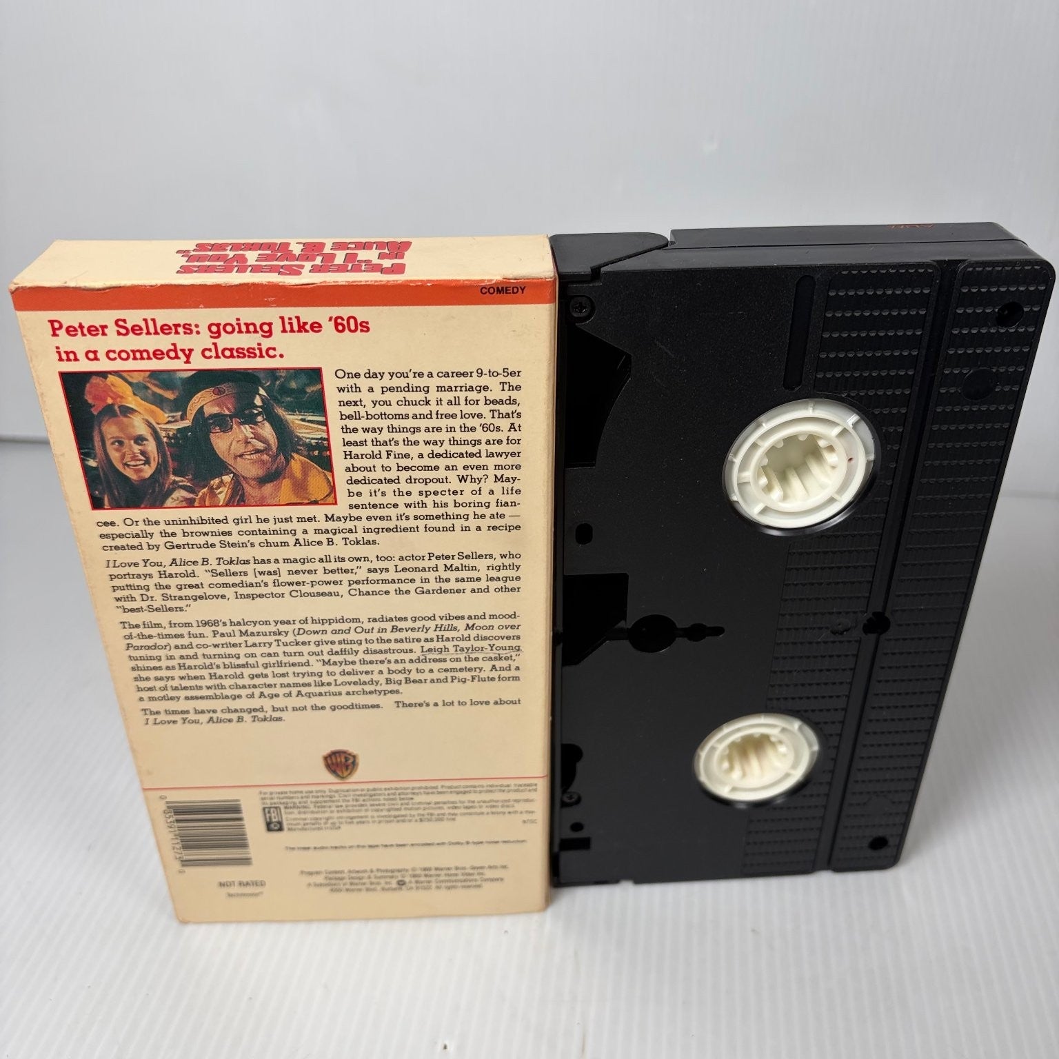 I Love You, Alice B. Toklas VHS 1968 Comedy Peter Sellers Warner Home Video