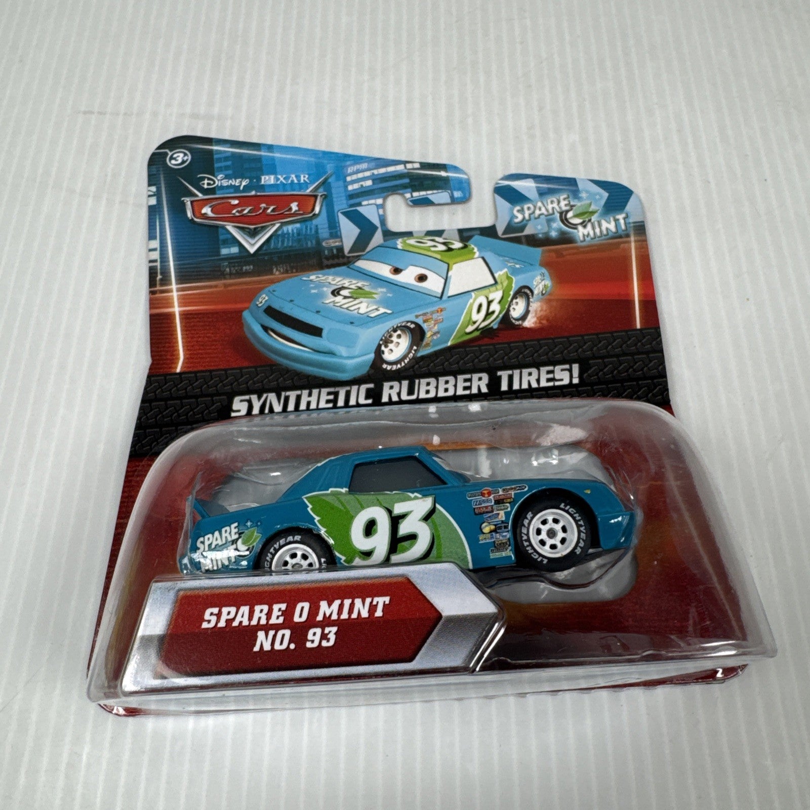 Mattel Disney Pixar Cars Synthetic Rubber Tires Spare O Mint #93 Diecast Toy Car