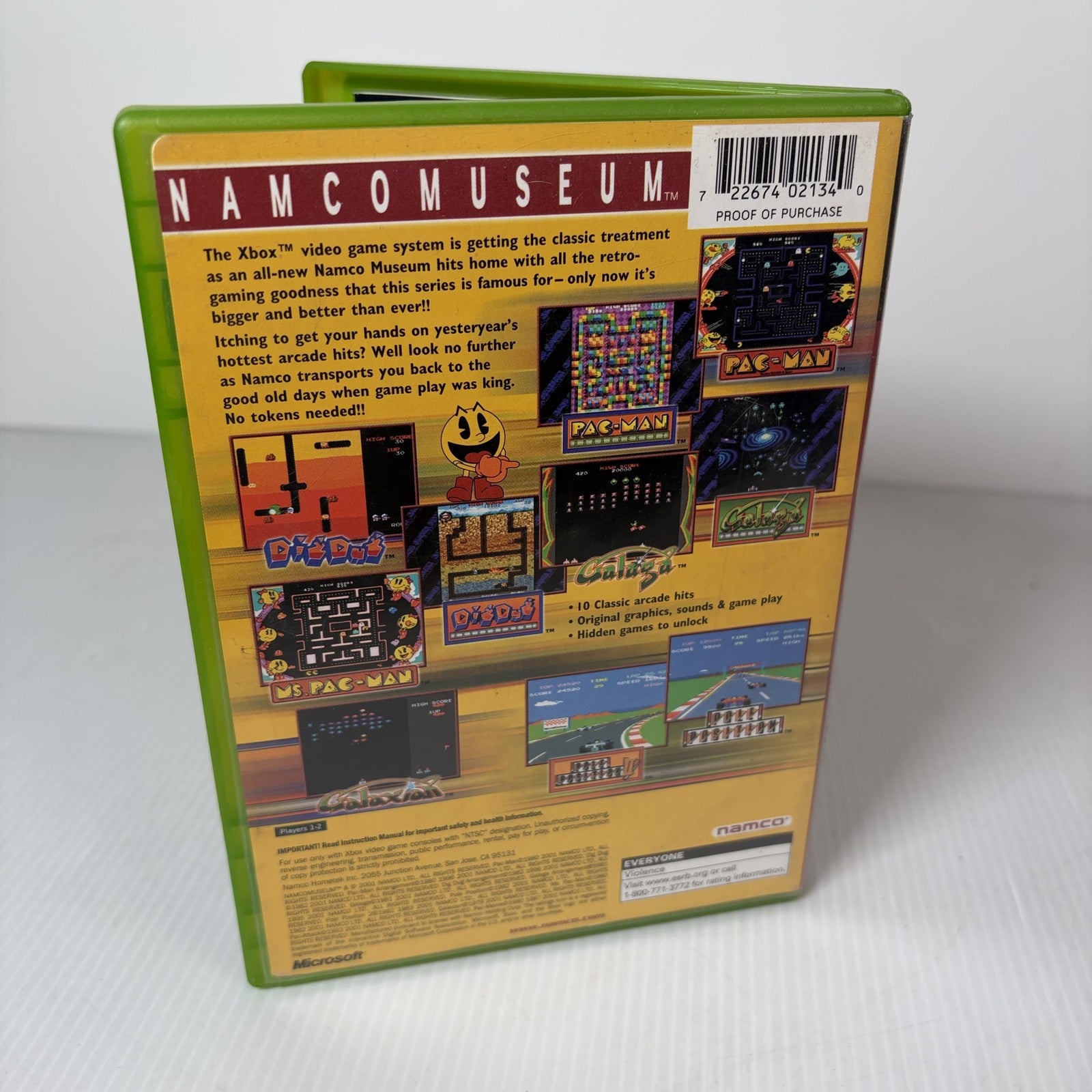 Namco Museum Original Xbox (Microsoft Xbox) Classic Arcade Collection CIB NTSC