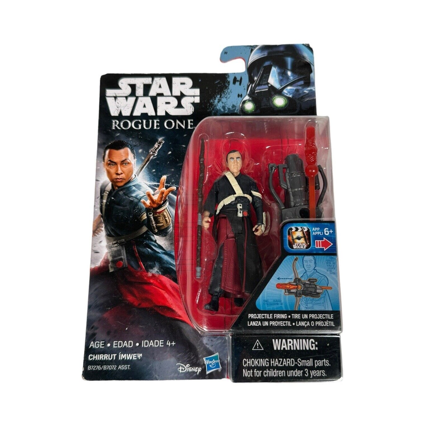 Hasbro Star Wars Rogue One CHIRRUT IMWE 3.75 projectile firing action figure