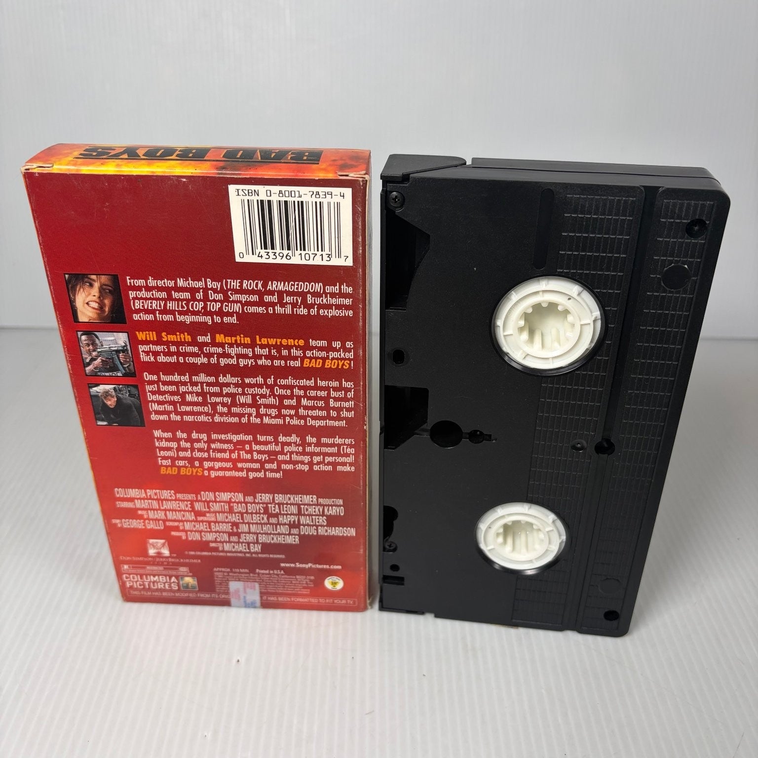 Bad Boys VHS 1995 Action Comedy Martin Lawrence Will Smith Columbia TriStar