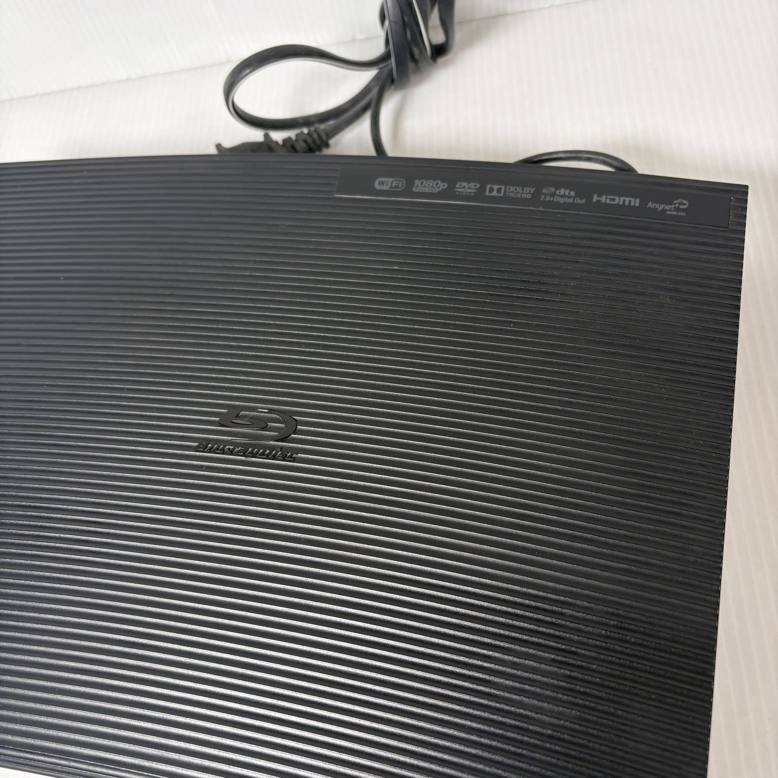 Samsung BD-JM57 Blu-ray Disc Player Full HD 1080p Wi-Fi HDMI USB (No Remote)