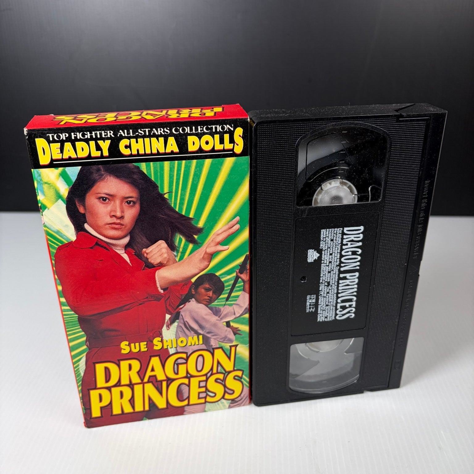 Dragon Princess VHS 1980s Martial Arts Action Deadly China Dolls Kung Fu
