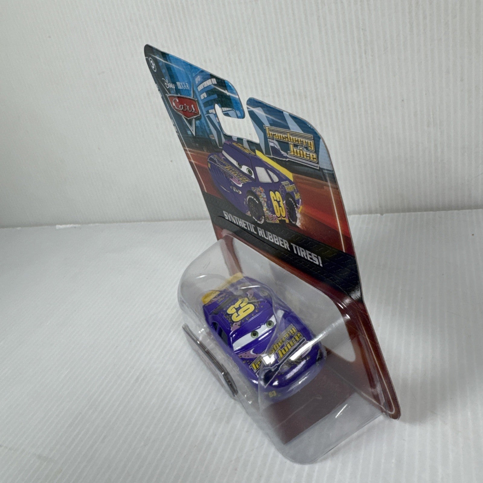 Disney Pixar Cars 2009 Rare Synthetic Rubber Tires Transberry Juice No.63 New