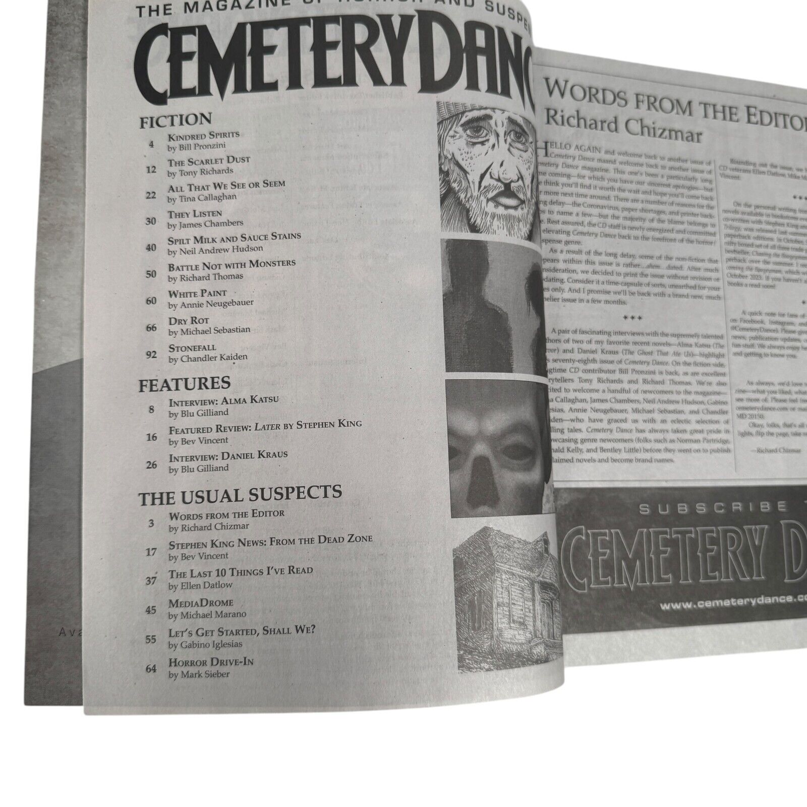 Cemetery Dance Issue #78 Horror & Suspense Short Fiction Magazine OOP Back Issue