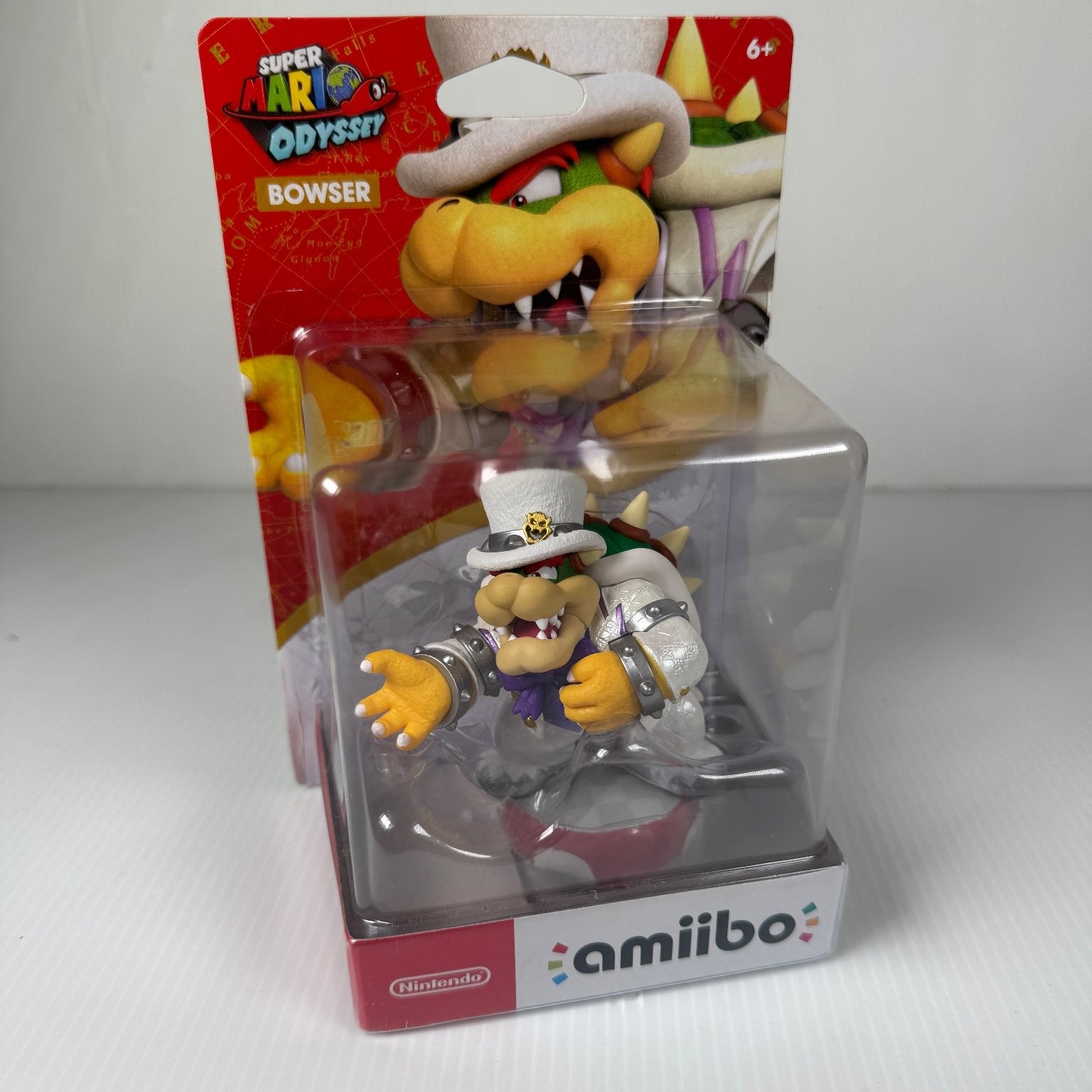 Nintendo Super Mario Odyssey Wedding Bowser Amiibo Figure for Switch Wii U 3DS