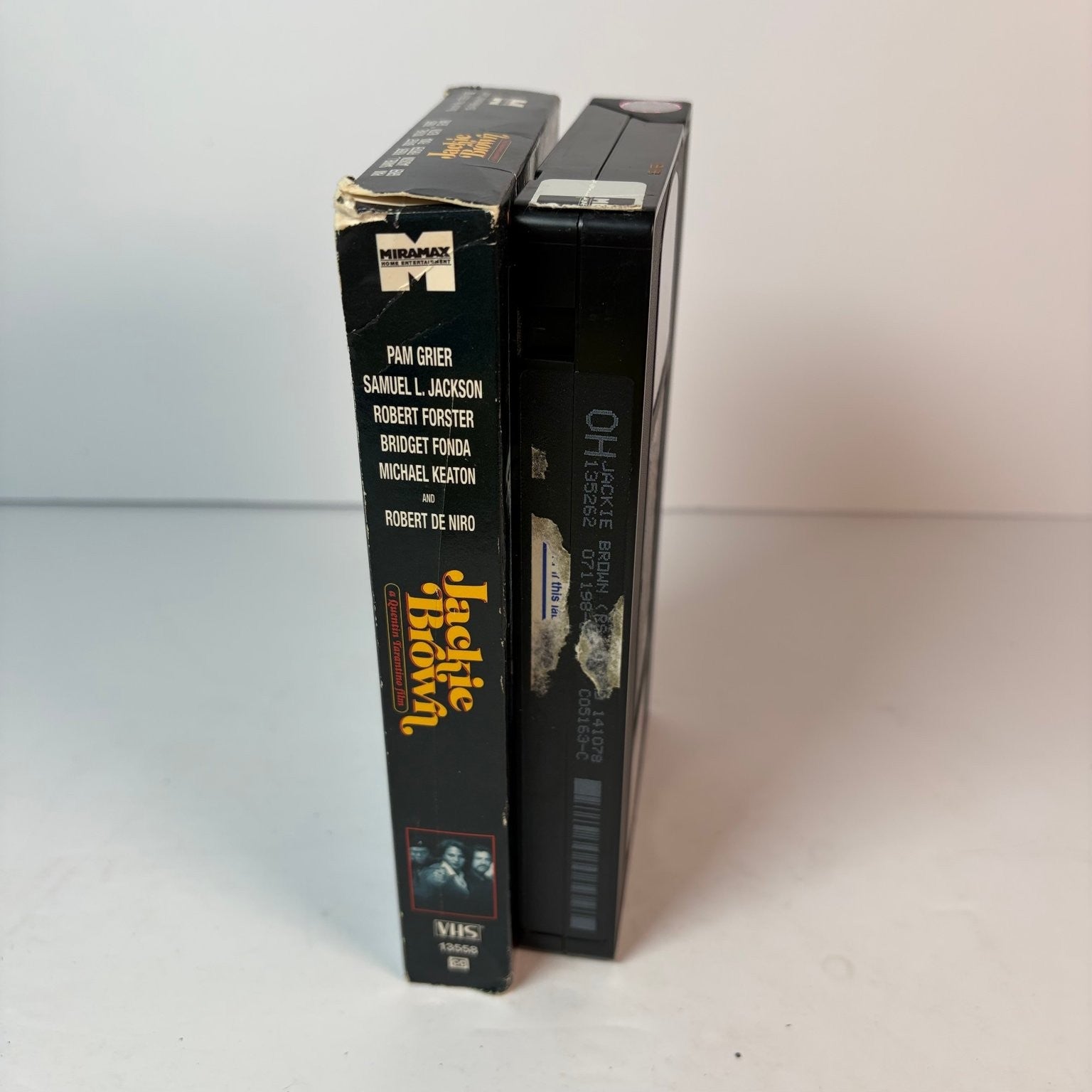 Jackie Brown VHS 1997 Crime Thriller Tarantino Miramax