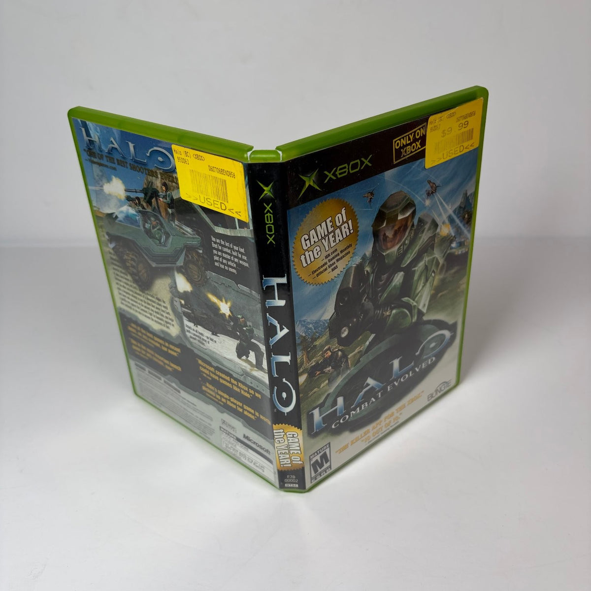 Halo Combat Evolved Xbox Original Video Game FPS Sci-Fi Multiplayer Complete CIB