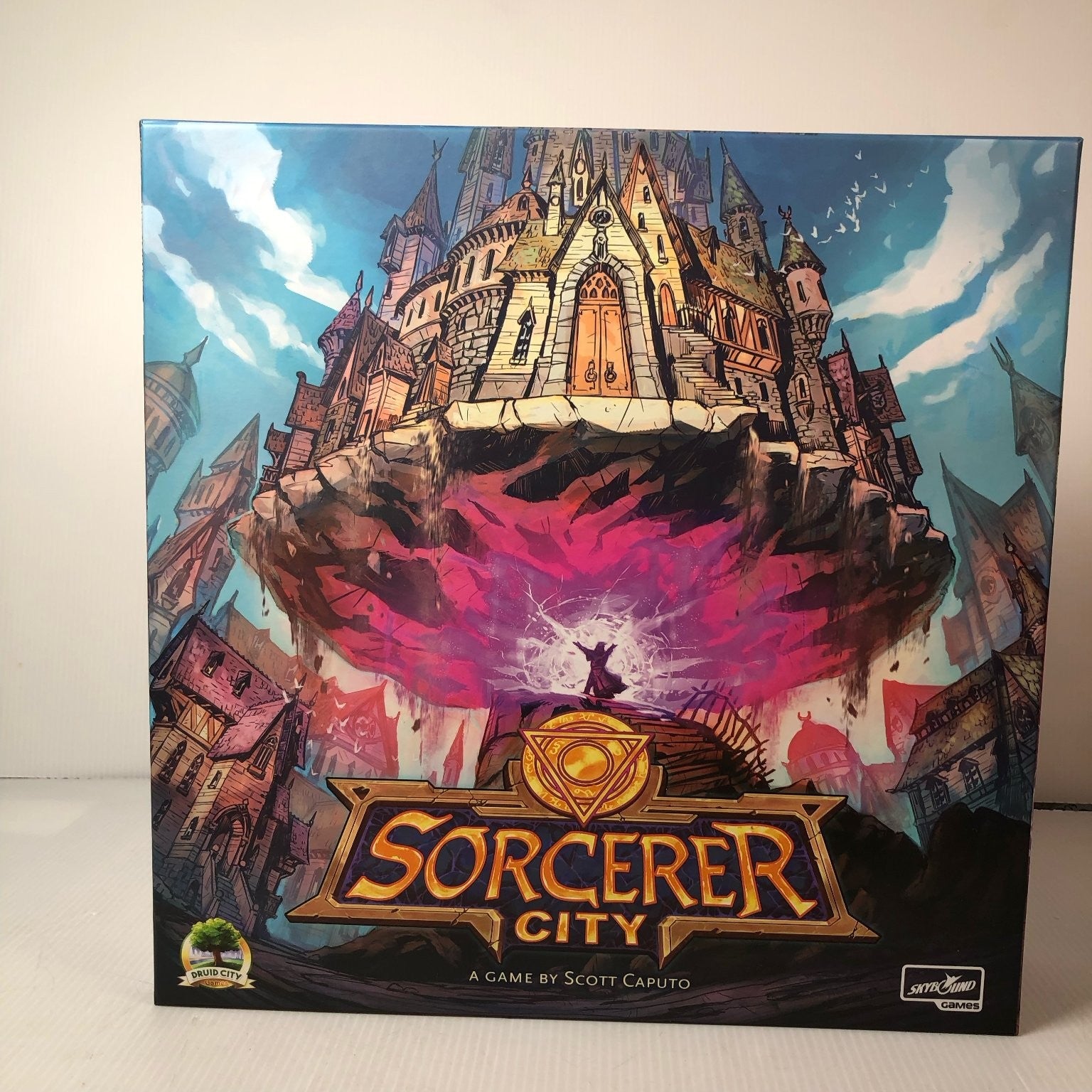 Sorcerer City Board Game 2019 City Building Strategy Scott Caputo Solo Play