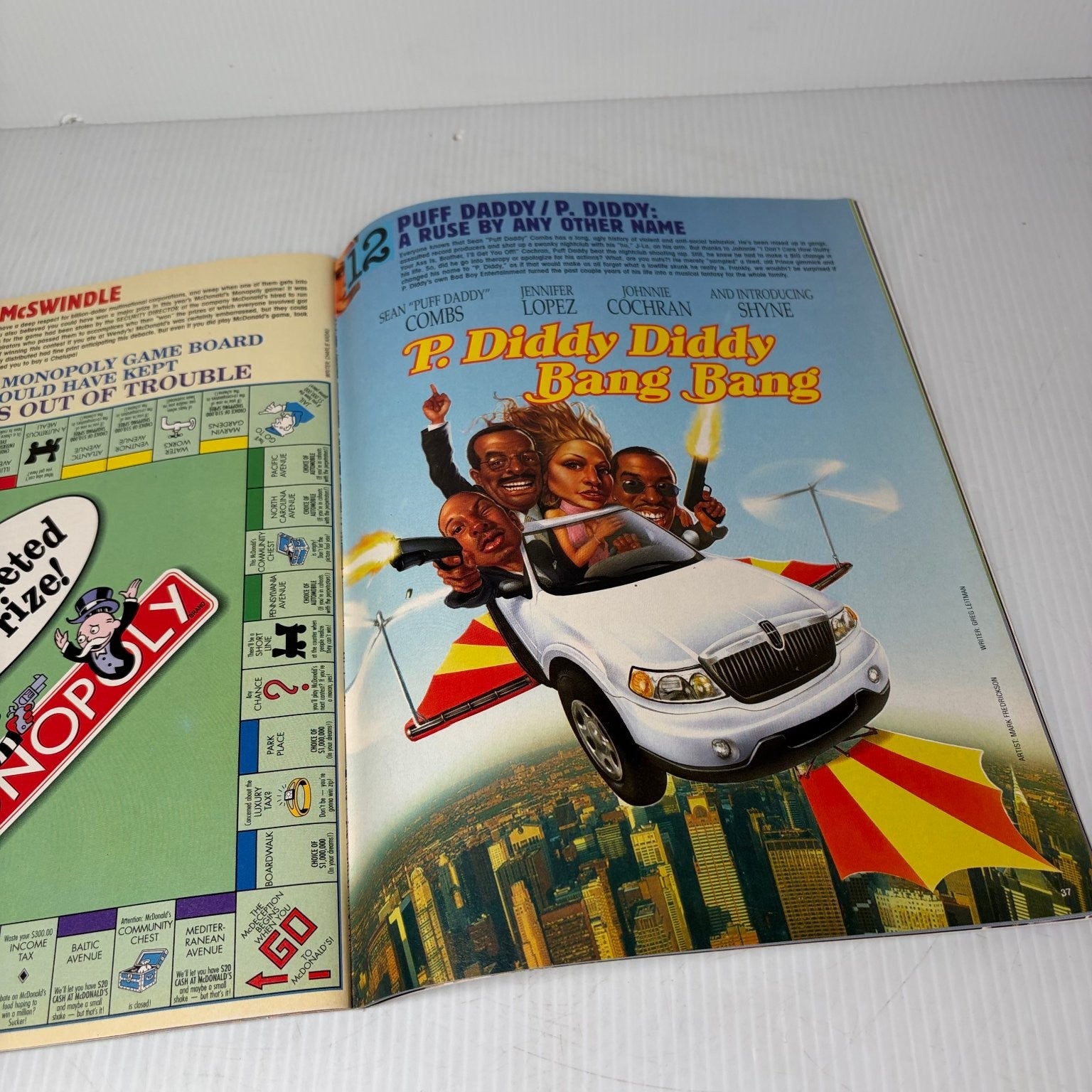 MAD Magazine January 2002 The 20 Dumbest Things of 2001 Humor Satire