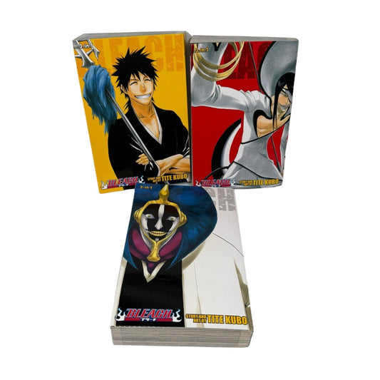 Bleach 3-in-1 Omnibus Manga Lot of 3 Volumes Includes Issues 28-36