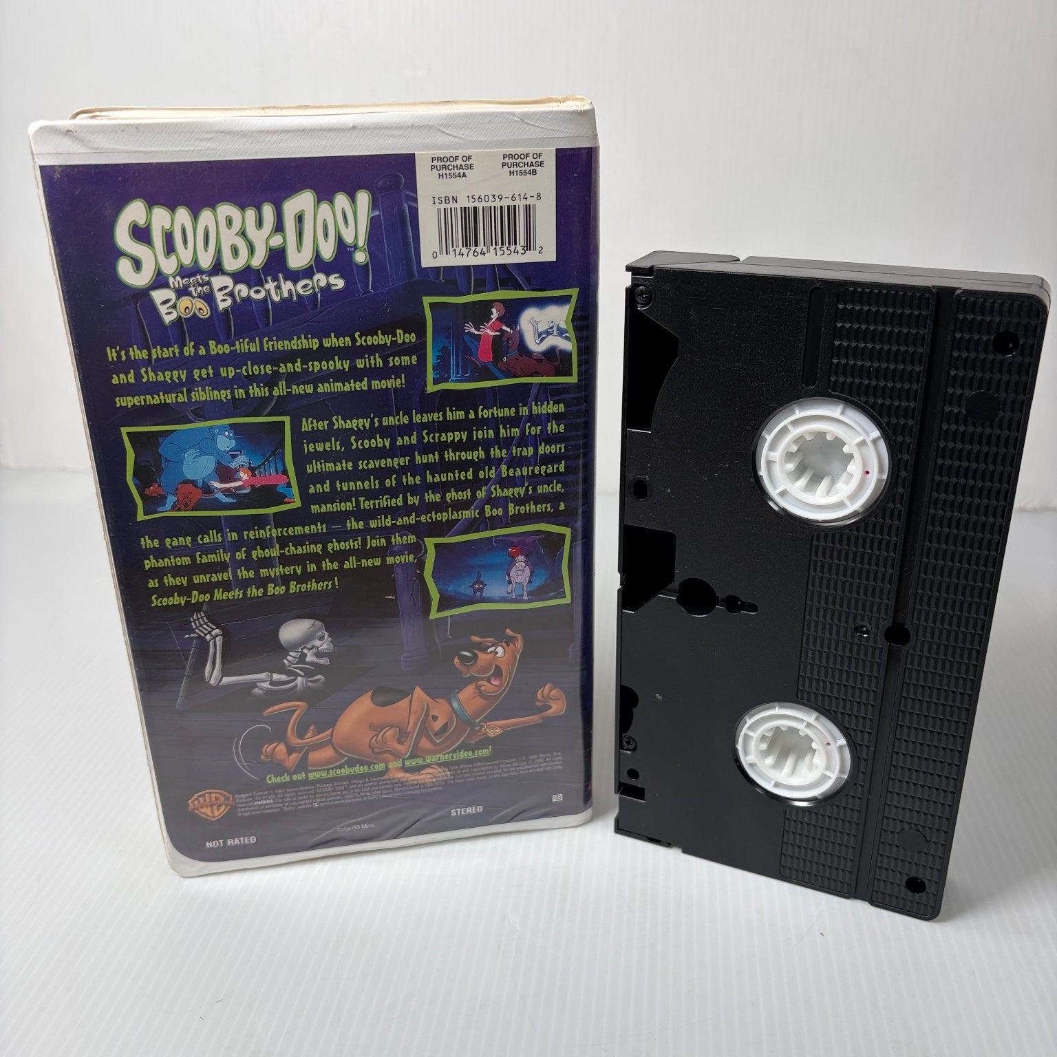 Scooby-Doo! Meets the Boo Brothers VHS 1987 Mystery Warner Bros Clamshell