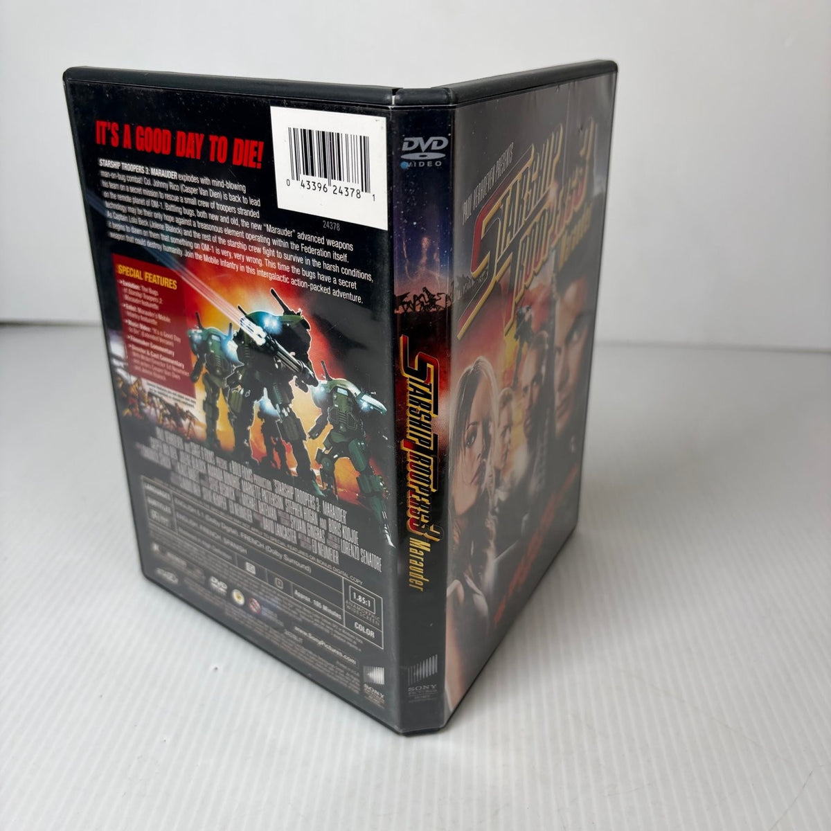 Starship Troopers 3 Marauder DVD 2008 Casper Van Dien Sci-Fi Action Film