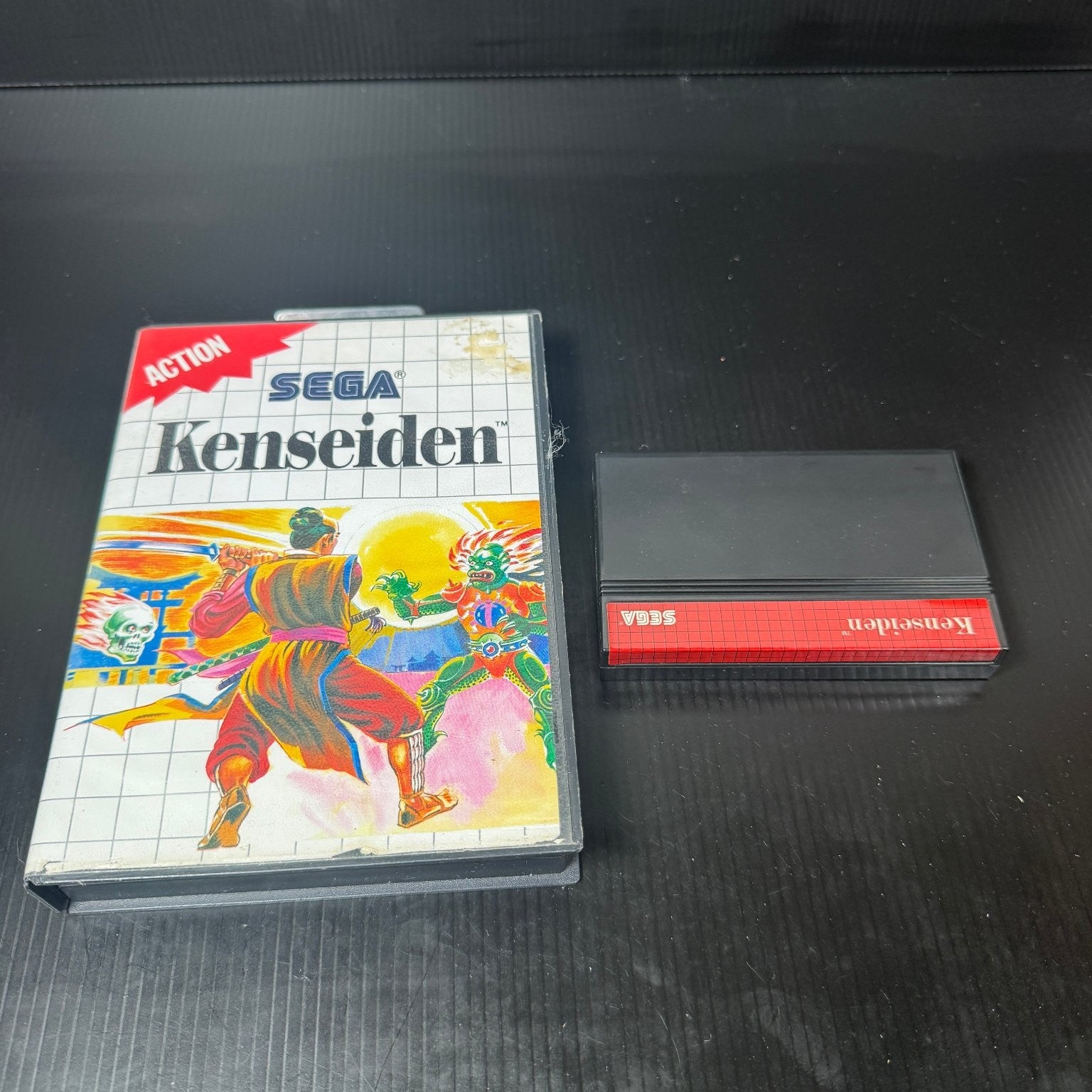 Kenseiden Sega Master System Action Platformer Video Game in Original Box