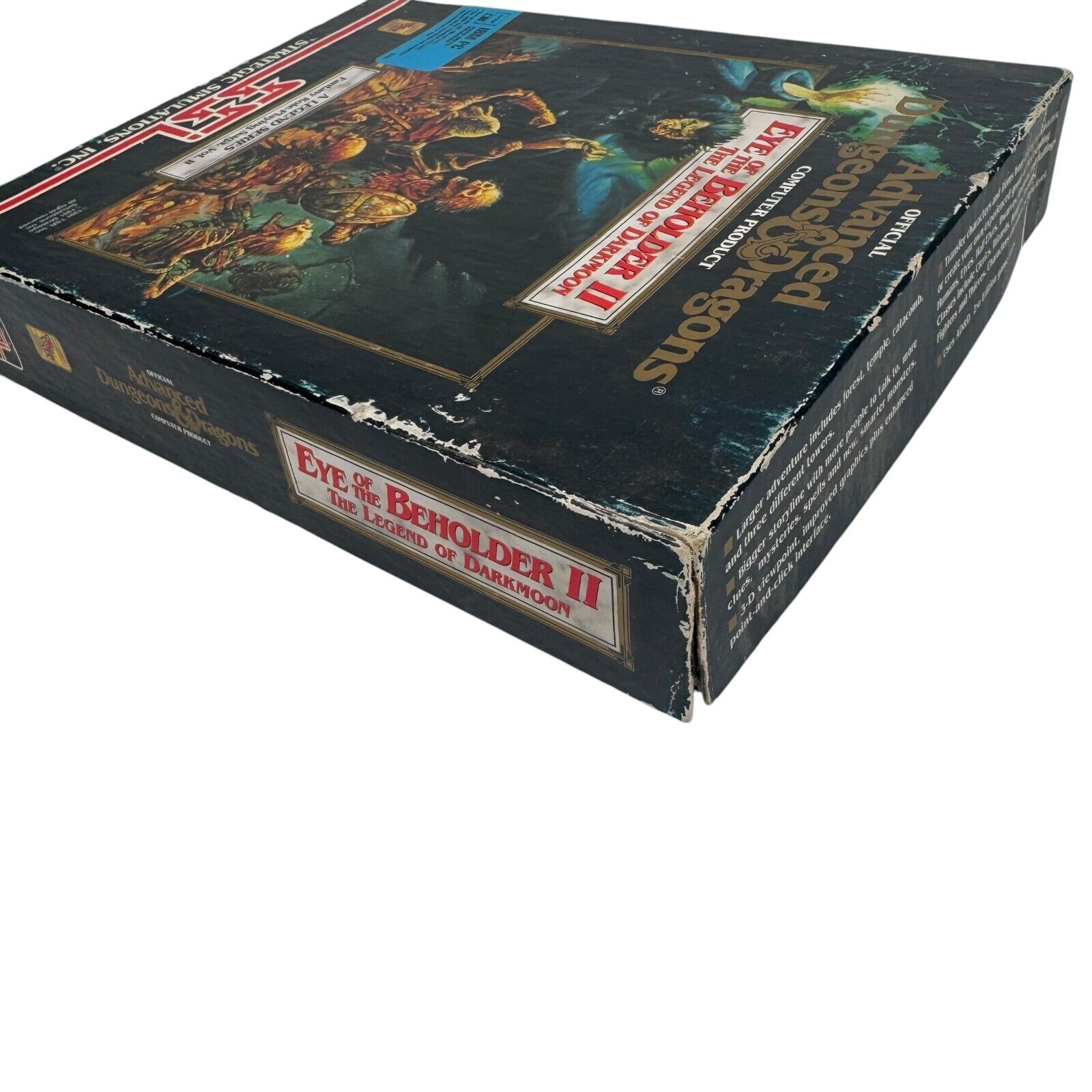 Advanced D&D Eye of the Beholder II The Legend of Darkmoon IBM 3.25" PC Big Box