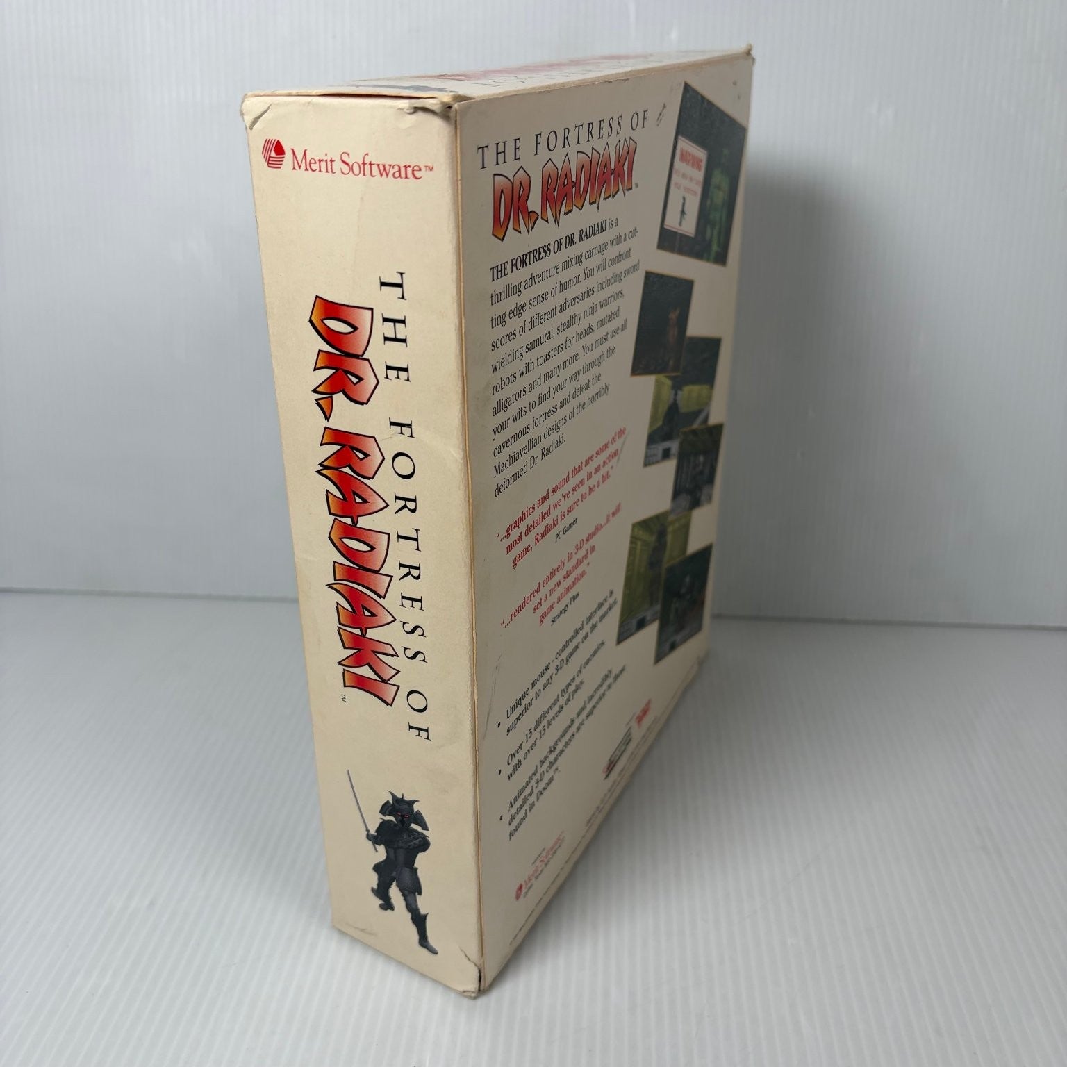 The Fortress of Dr. Radiaki Big Box PC MS-DOS CD-ROM Video Game Complete