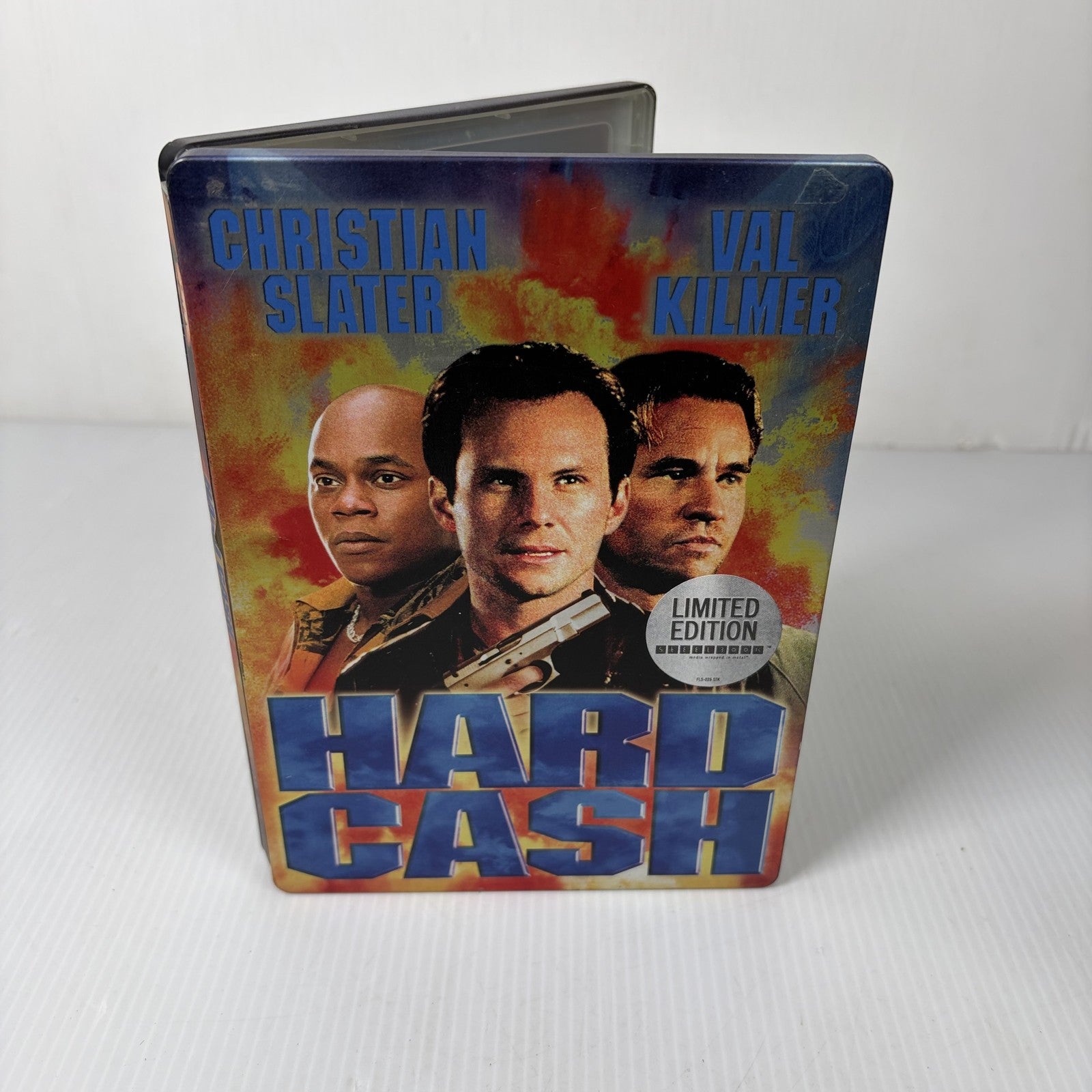 Hard Cash (2002) Limited Edition SteelBook DVD Christian Slater Val Kilmer
