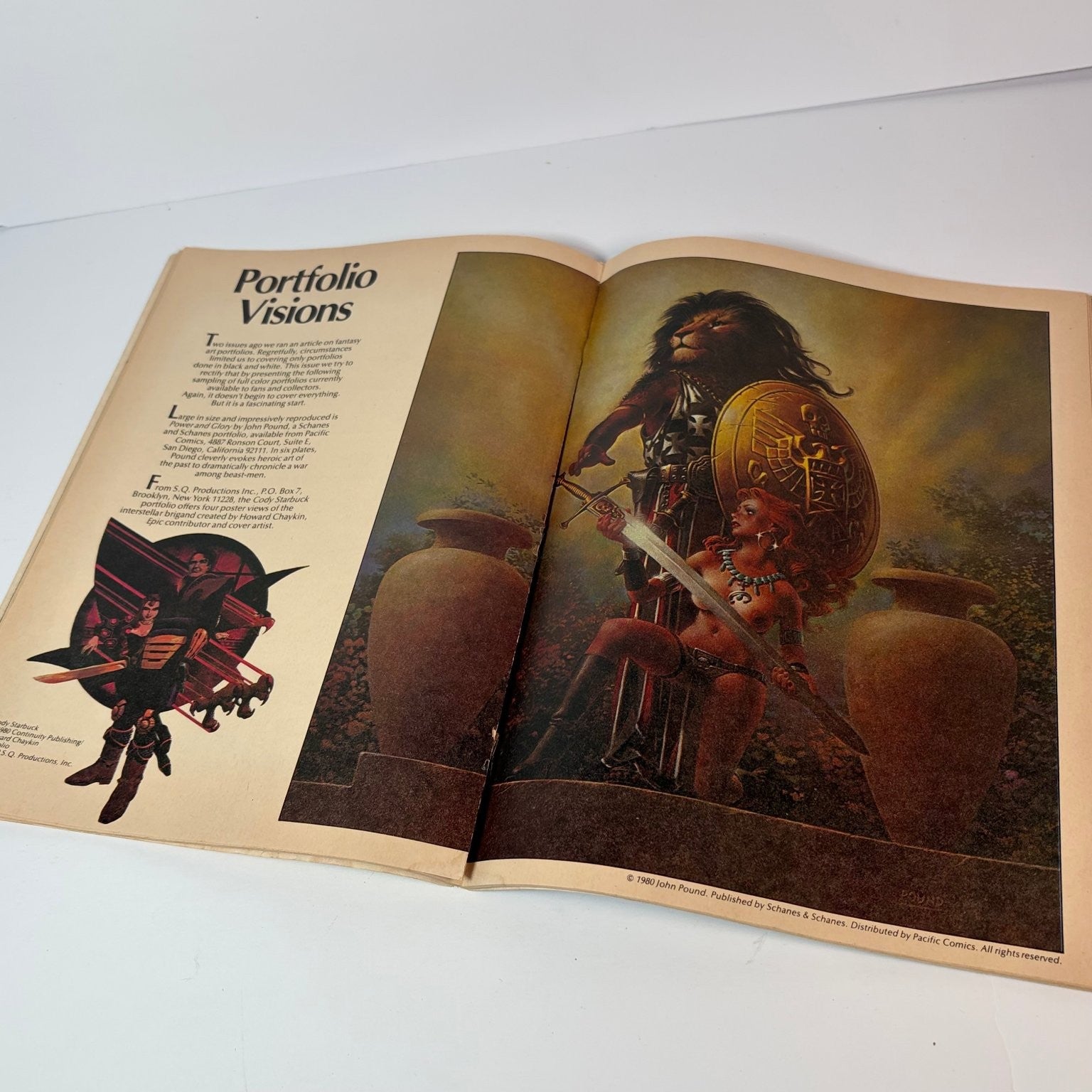 Epic Illustrated Magazine February 1982 Marada The She-Wolf Bolton Art Marvel