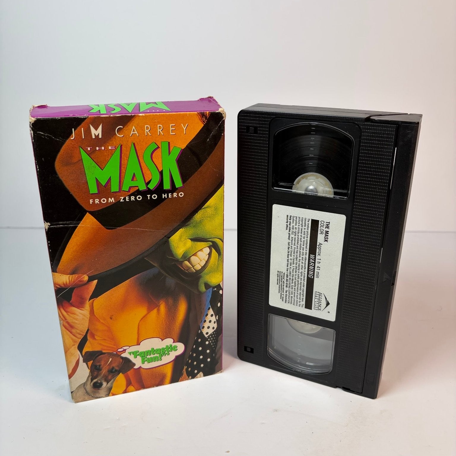 The Mask VHS 1994 Comedy Fantasy Jim Carrey New Line Home Video