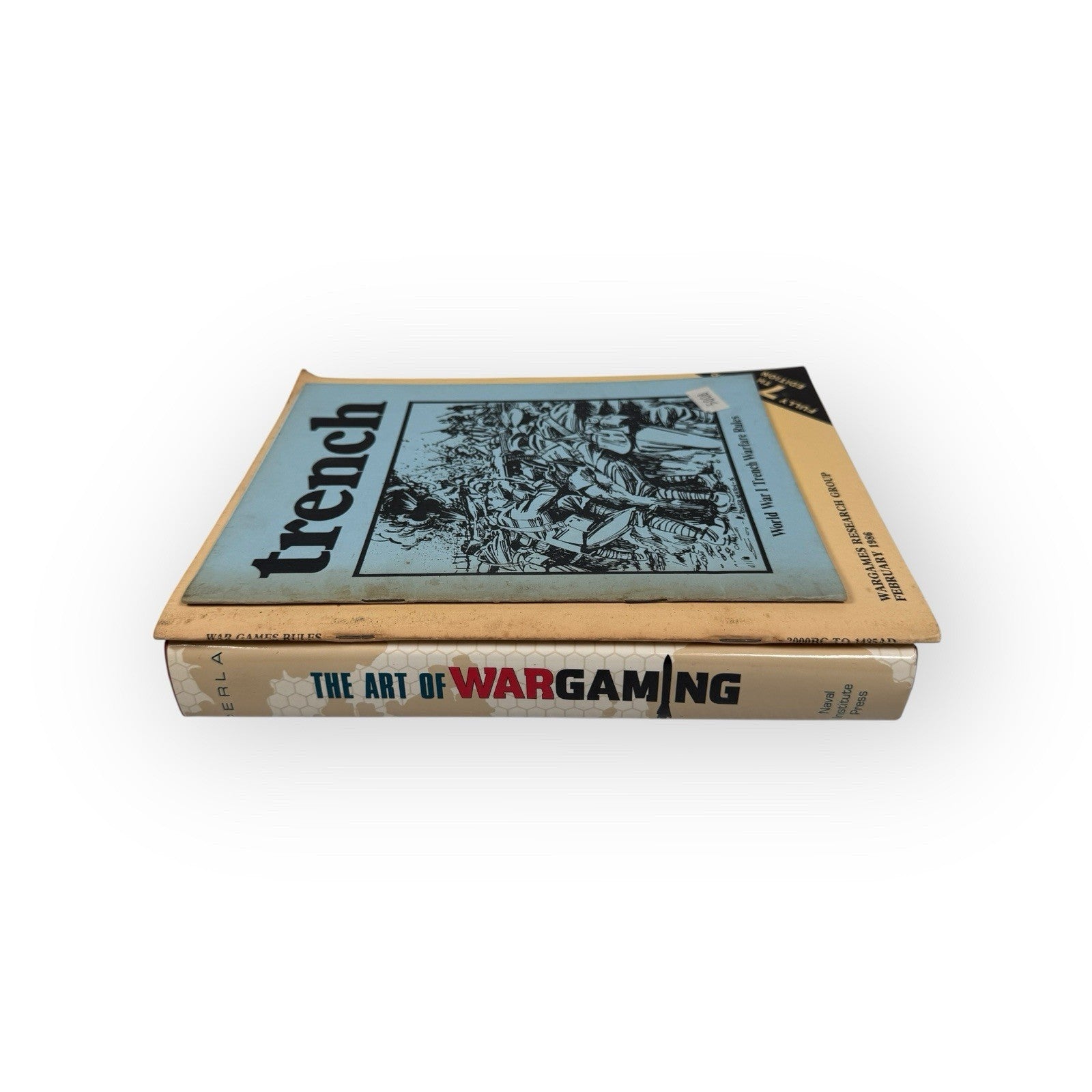 Mixed Lot 3 Wargames Books Trench, 3000 BC to 1485 AD & Art Of Wargaming
