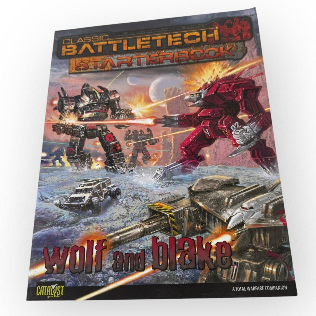 Classic Battletech Starterbook Wolf and Blake Catalyst Total Warfare Companion