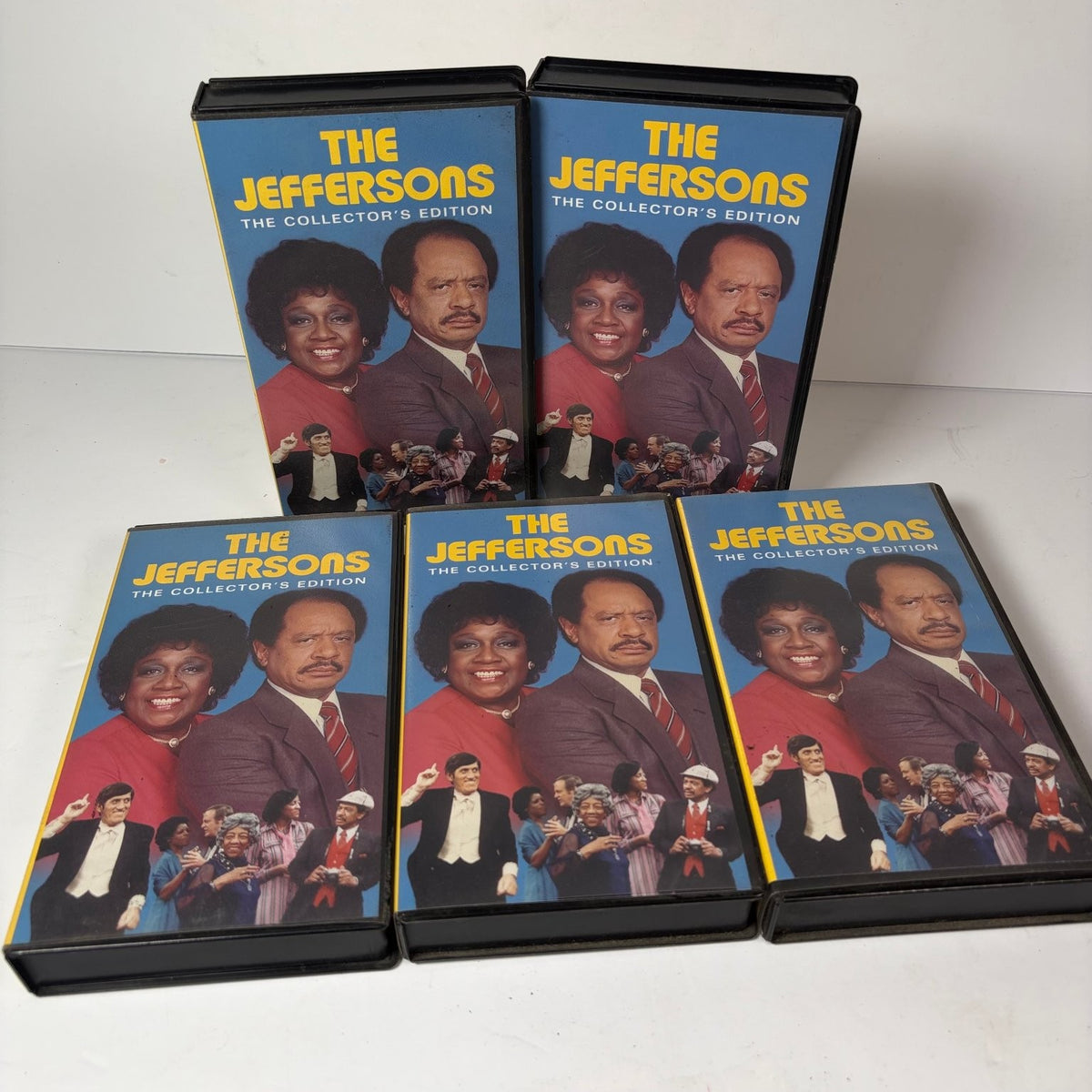 The Jeffersons VHS Lot of 5 Comedy TV Series Collectors Edition Columbia House