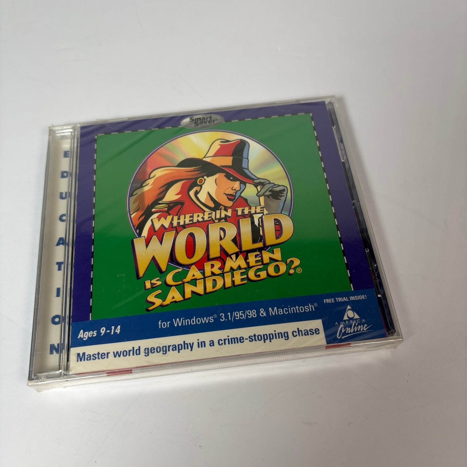 Where in the World is Carmen Sandiego PC Mac CD-ROM Video Game Sealed