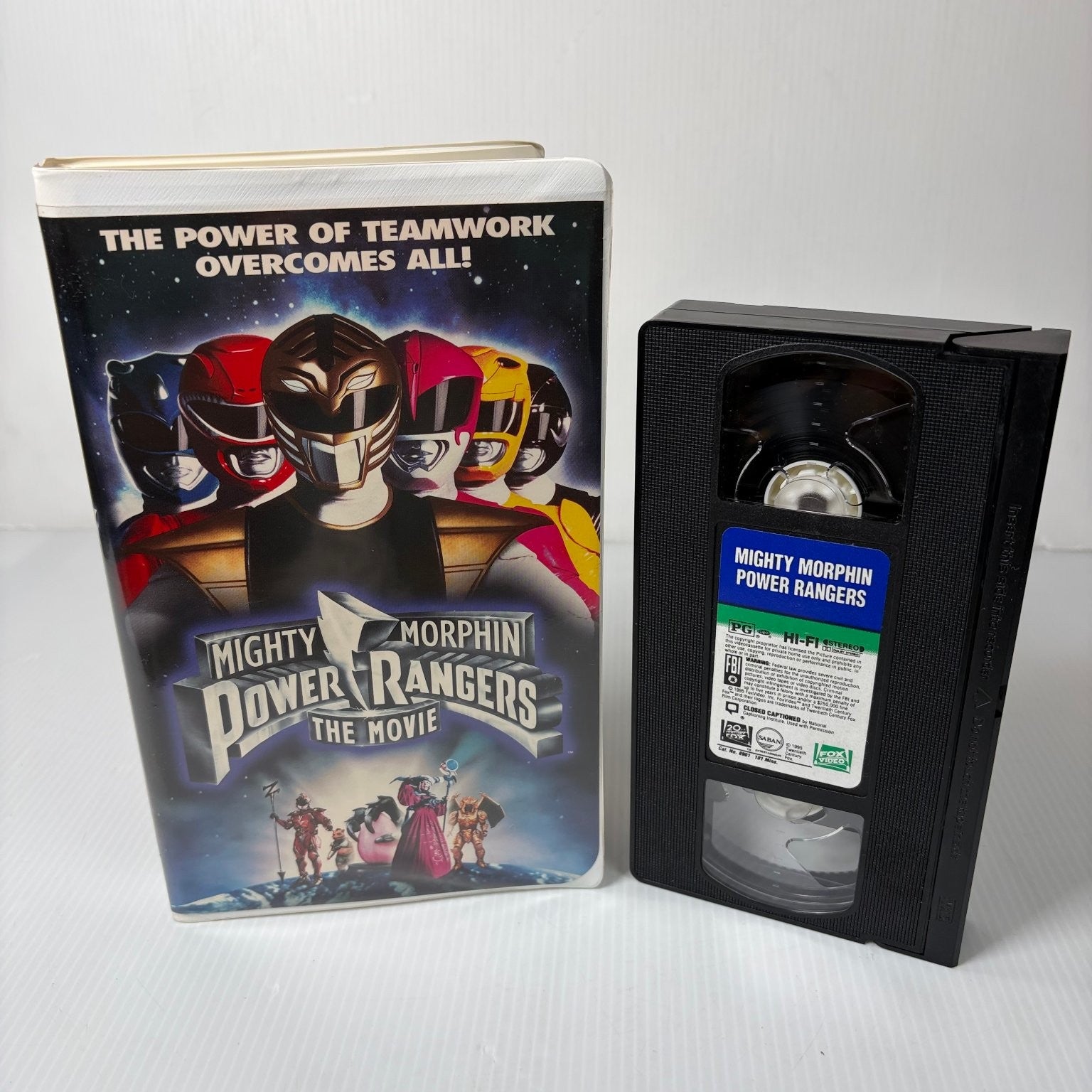 Mighty Morphin Power Rangers The Movie VHS 1995 Action Fox Video Clamshell