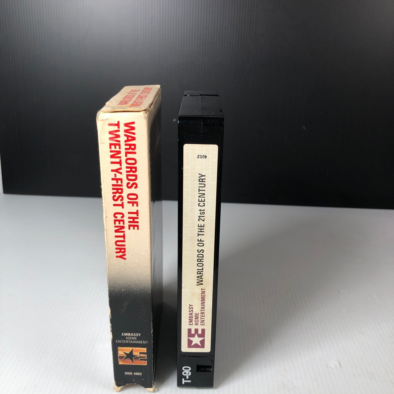 Warlords of the 21st Century VHS 1982 Sci-Fi Action Embassy Home