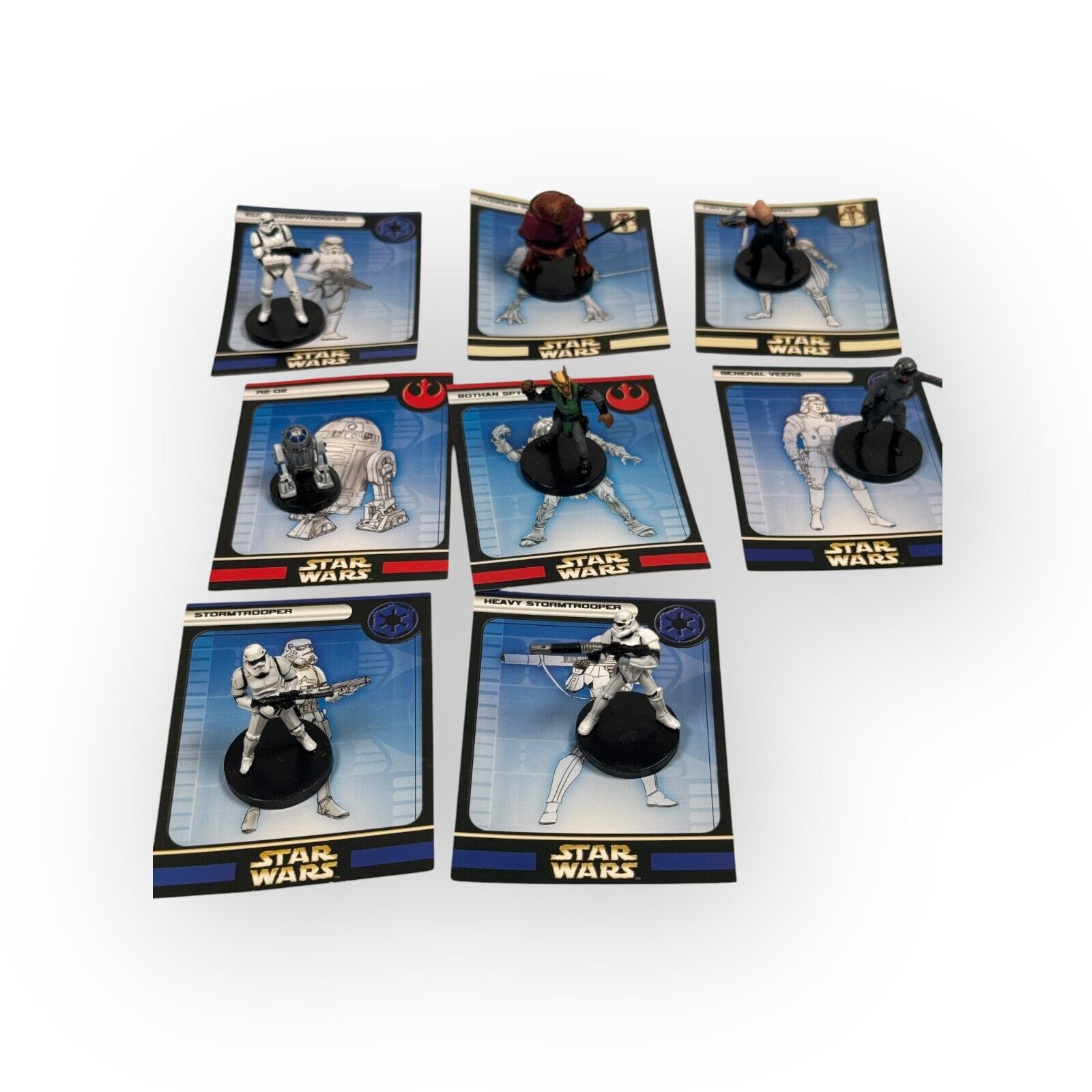 13 Star Wars Miniatures Game Wizards of the Coast Cards & Minis Rebels & Empire