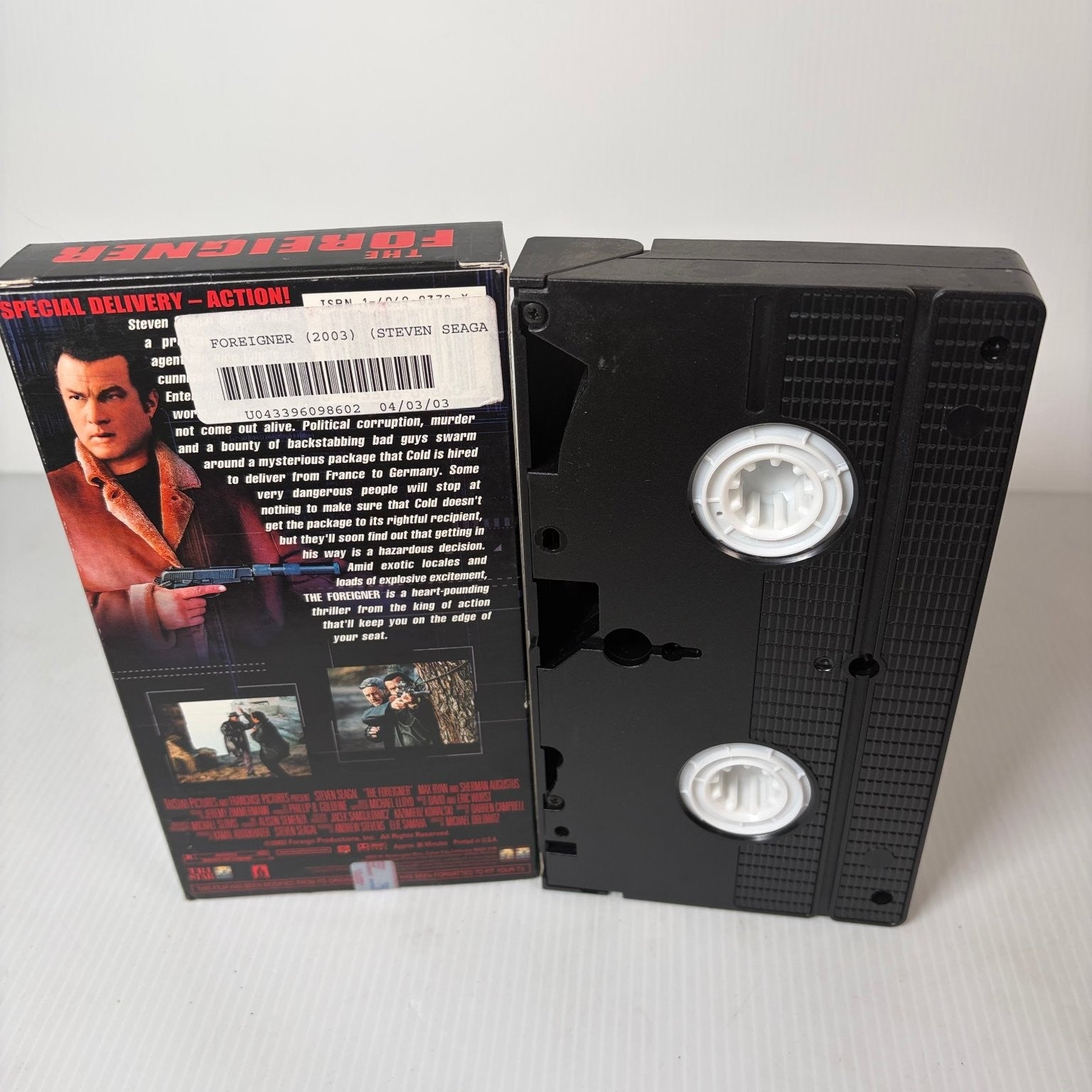 The Foreigner VHS 2003 Action Steven Seagal Columbia TriStar